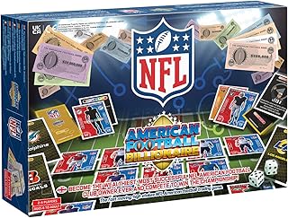 NFL Board Game By Football Billionaire Board Games | Family Board Games for Kids and Adults | Ages 6+ | A Trading & Family Strategy Board Game Game for 2-6 Players as Seen on Dragon's Den