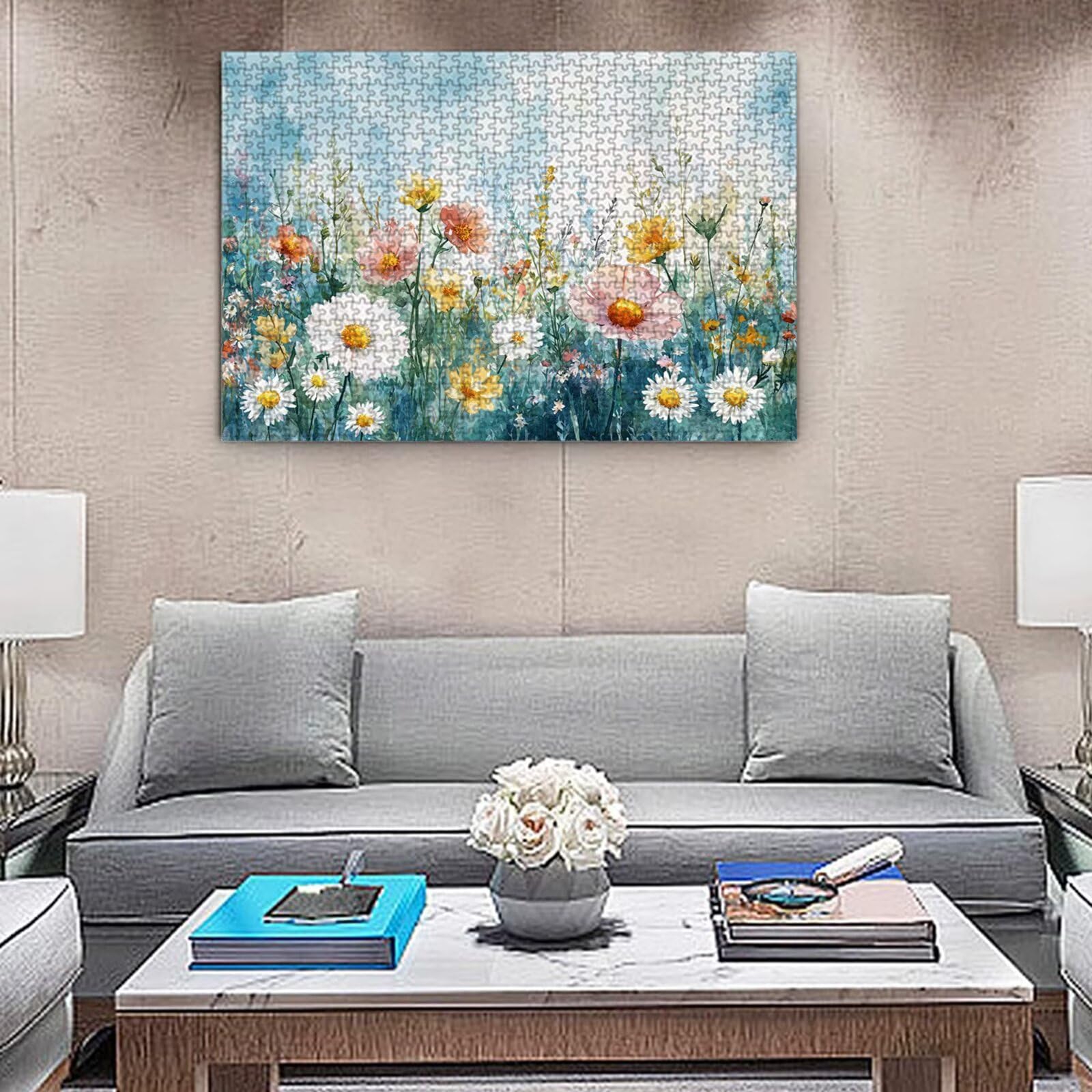 Puzzle dla dorosłych, 3000 sztuk, trudne drewniane puzzle, gra, gra logiczna, gra ręczna, dekoracja rodzinna, kreatywna rozrywka, prezent 81 x 122 cm roślina chryzantema K0F-326