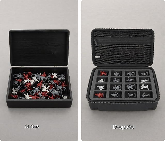 Foto 5 de 8 de Feldherr Half-Size Case 50 compatibles con Blood Bowl - 16 Miniaturas