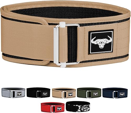 IBRO Cinturón de levantamiento de pesas de alta calidad con cierre rápido, soporte de espalda para levantamiento de pesas, entrenamiento cruzado y