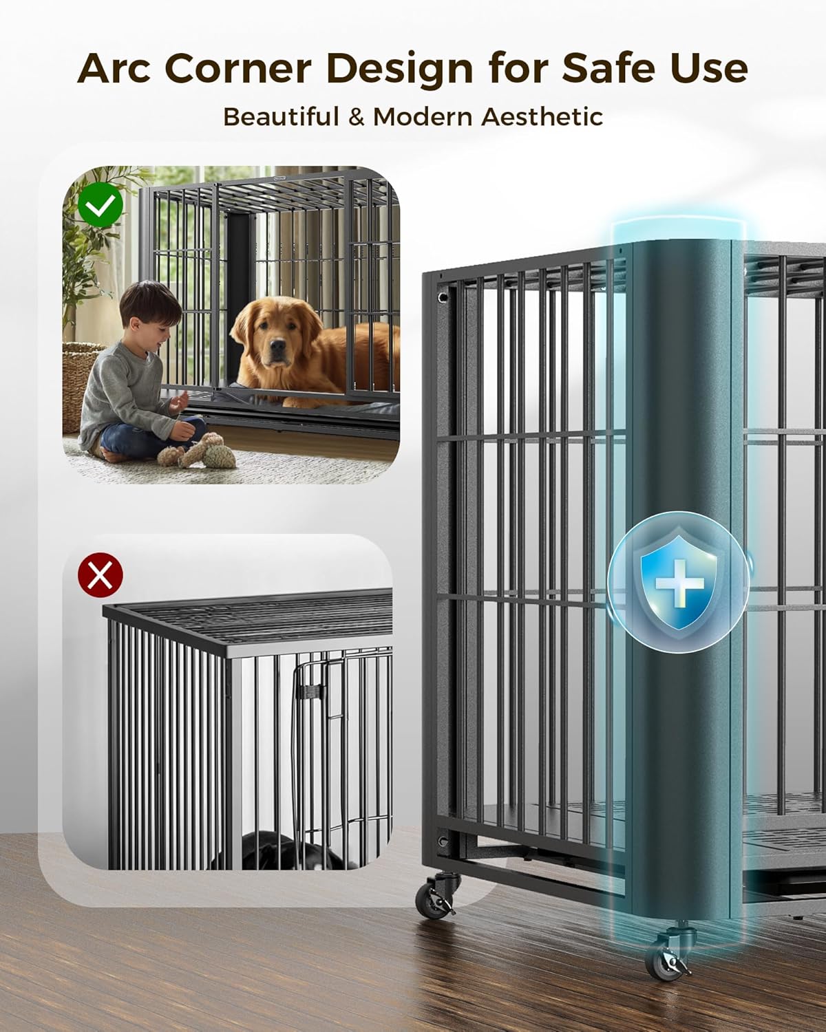 The Ultimate Heavy Duty Dog Crate: Comfort & Safety for Your Large Dog!