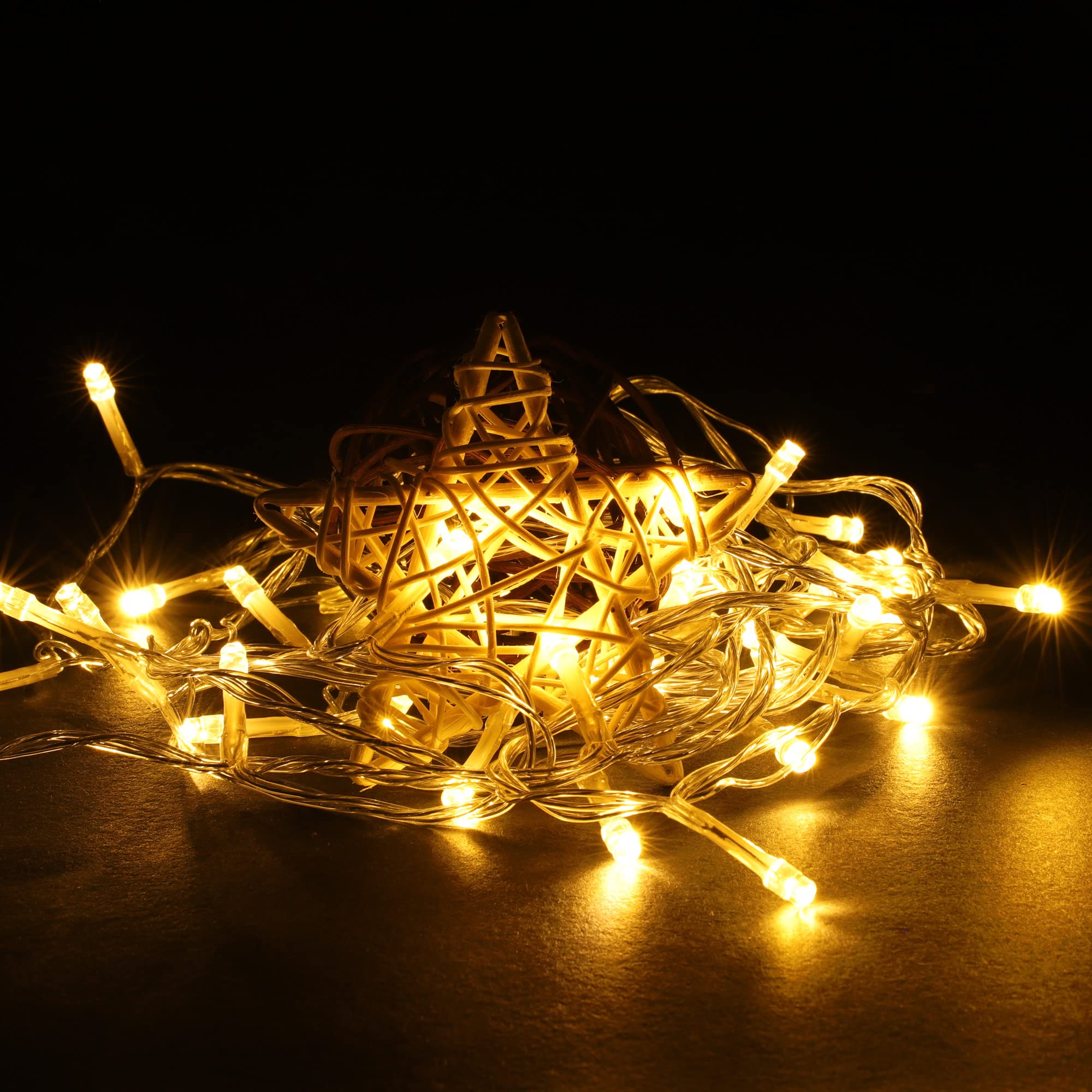 Guirlande Lumineuse LED à Piles Télécommandée - 50 LED, 5 M, Multicolore Ou Blanc Chaud, Pour Noël Et Déco