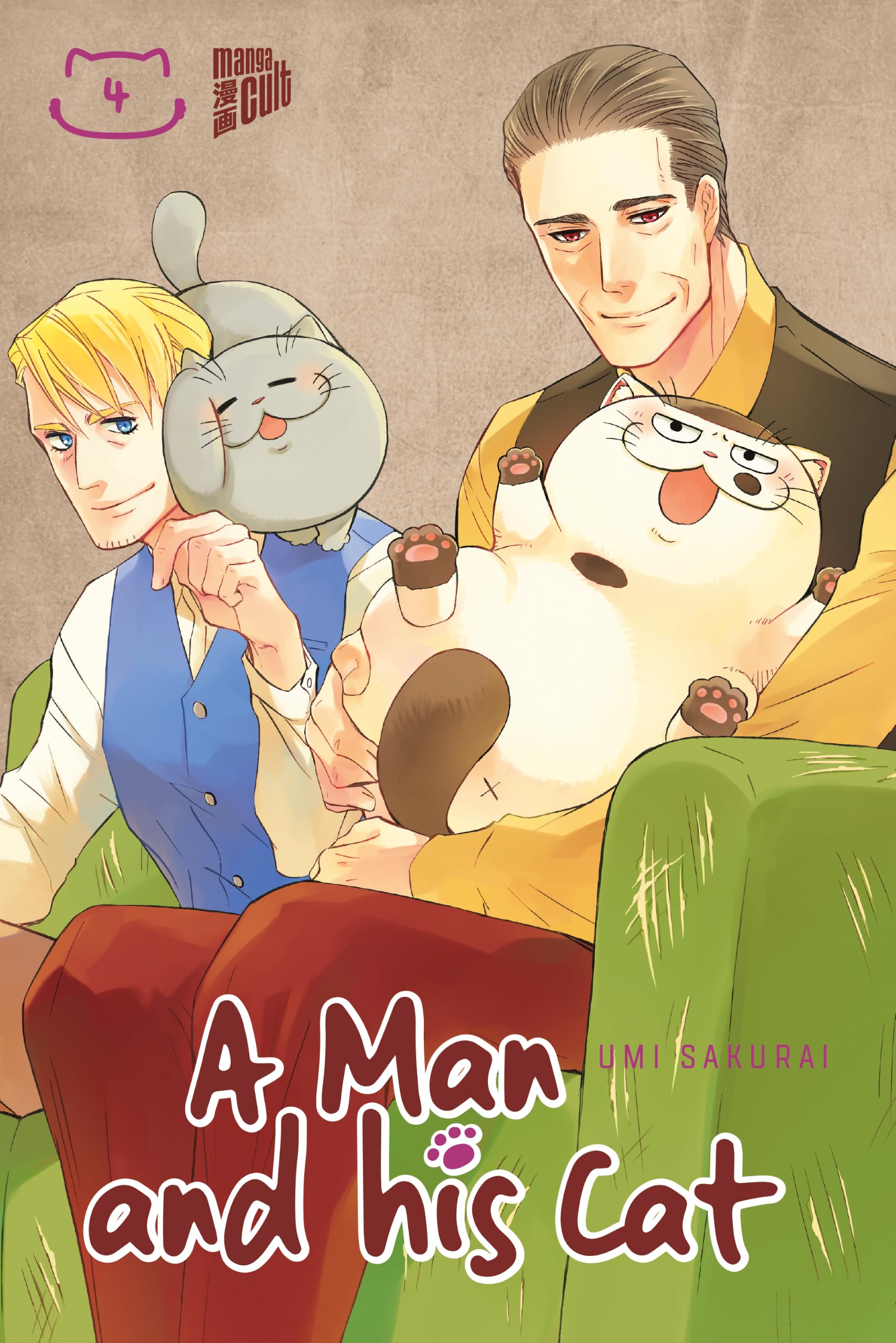 A Man And His Cat 4 by Umi Sakurai PAPERBACK 9783964335258