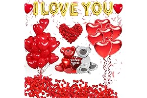 Golray 40 Pack I Love You Balloons and Heart Balloons Kit with...