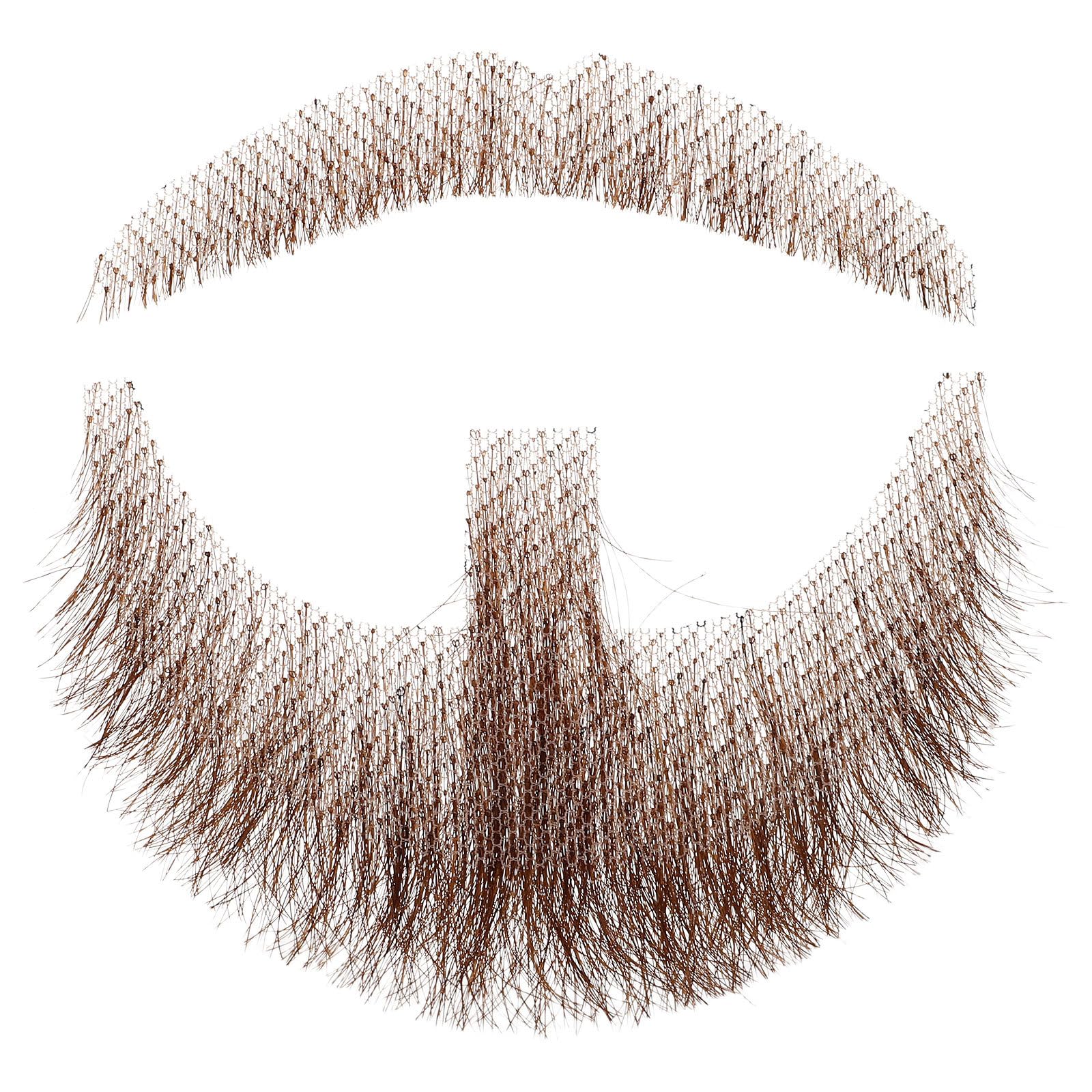 Outanaya Barbe Réaliste en Cheveux Naturels pour Homme, Confortable et Polyvalente, pour Fêtes à Thème et Théâtre, Accessoire Cosplay Halloween