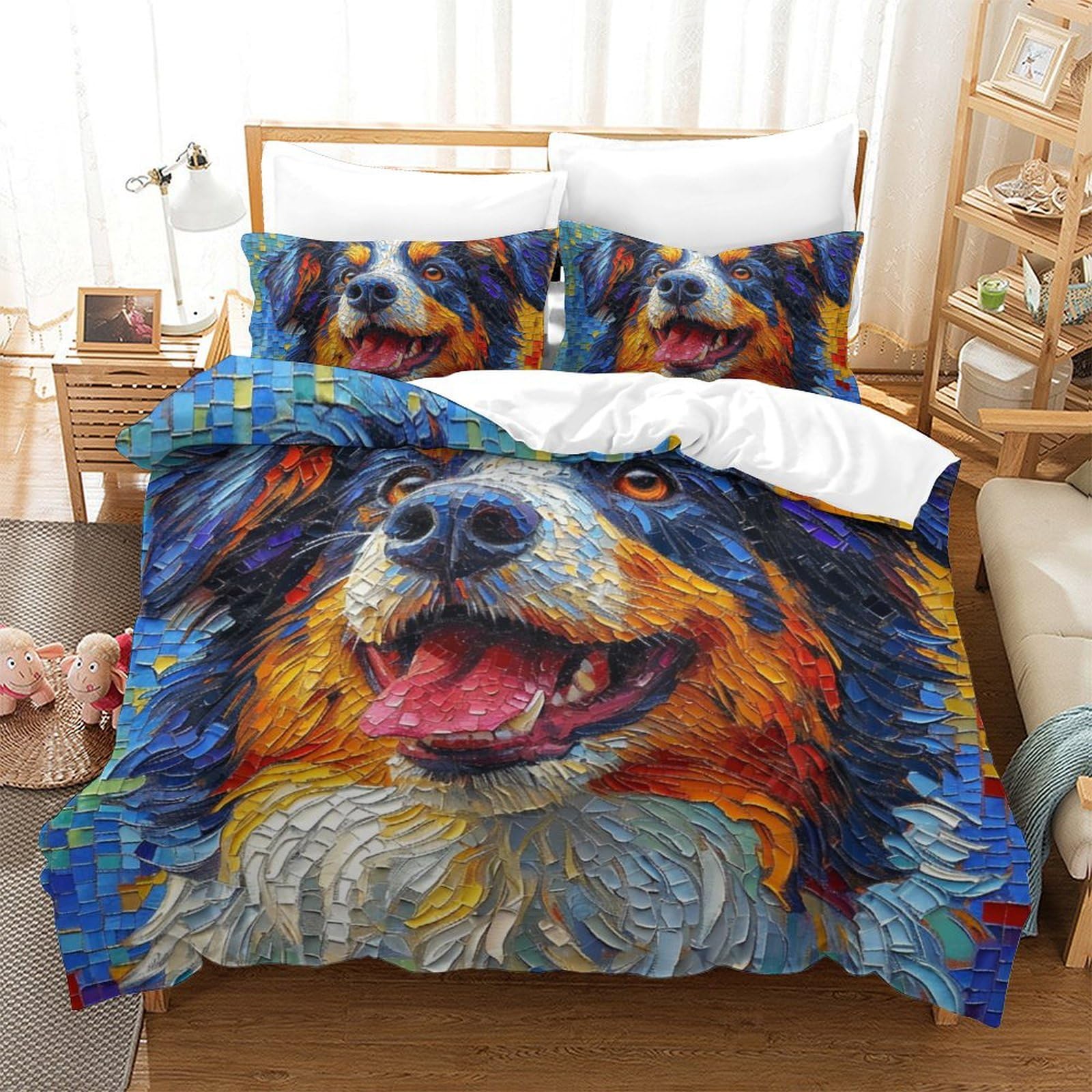 Parure de lit Bouvier Bernois microfibre pour des nuits douces