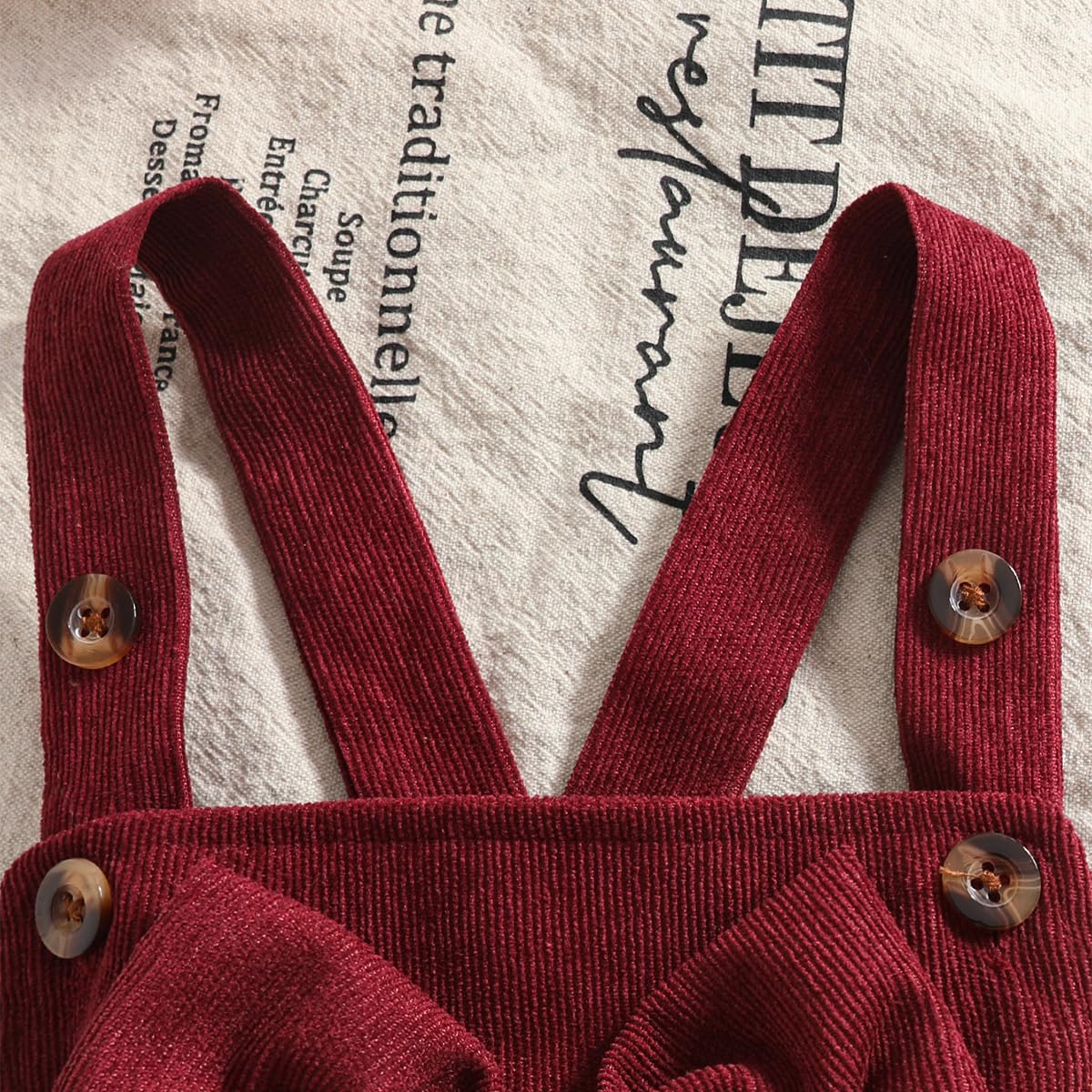 Kleinkind Baby Mädchen Kleidung Kurzarm Tops Cord Schleifenstickerei Trägerrock Sets Baby Outfits