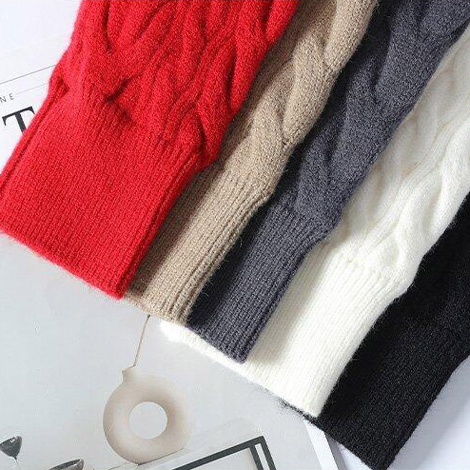Genérico Jerseis NavideñOs Hombre,SuéTer De Invierno Abrigo CáLido De Lana De Punto Jersey con Estampado De Ciervo Prenda Informal Elegante