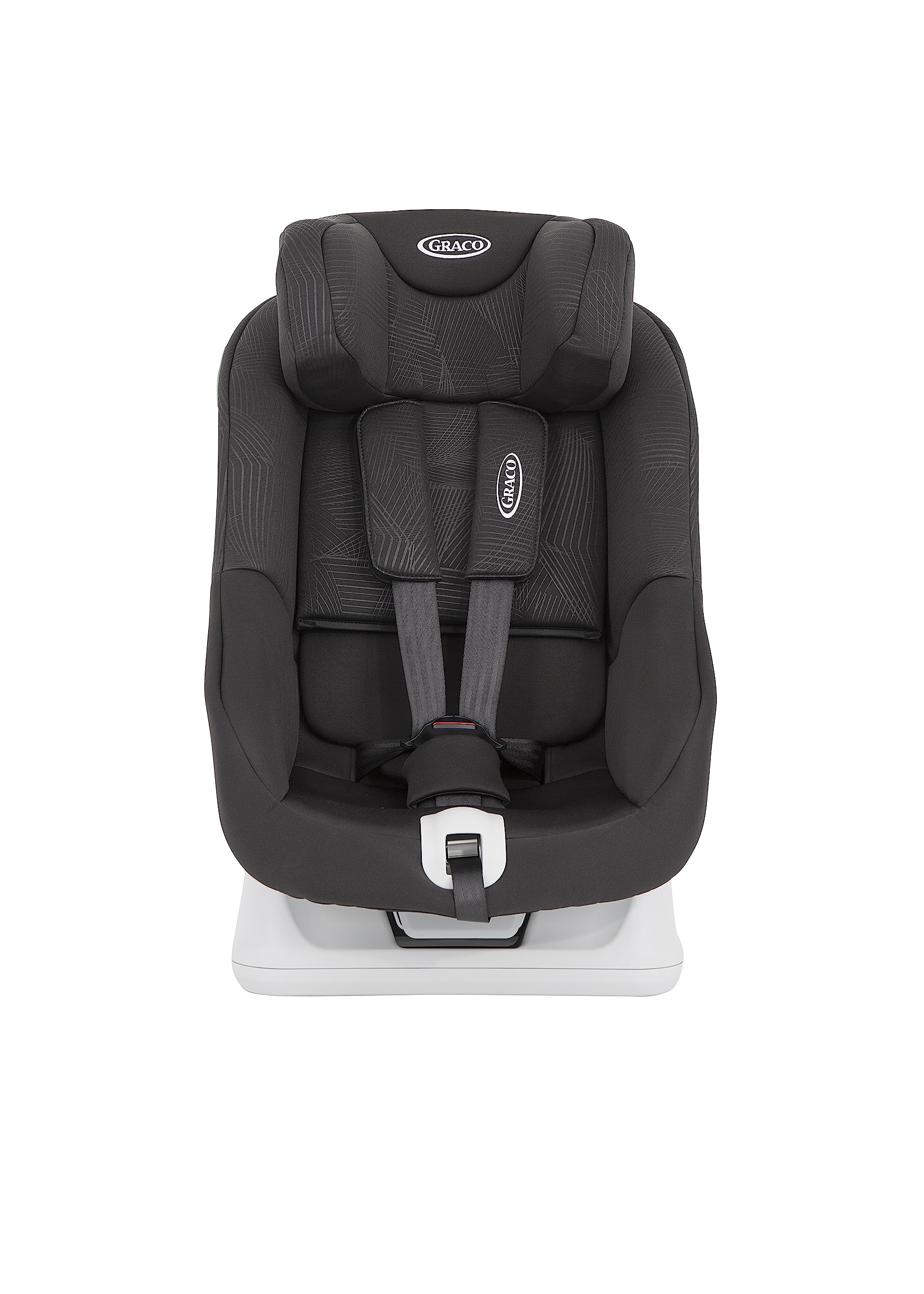Graco Extend™ LX R129 Reboarder Kindersitz, Autositz rückwärtsgerichtet ab Geburt bis ca. 4 Jahre (40-105 cm), ab 15 Monaten (76-105 cm) auch in Fahrtrichtung, Seitenaufprallschutz, schwarz, Midnight | Rückwärts- und vorwärtsgerichtet nutzbarer Kindersitz