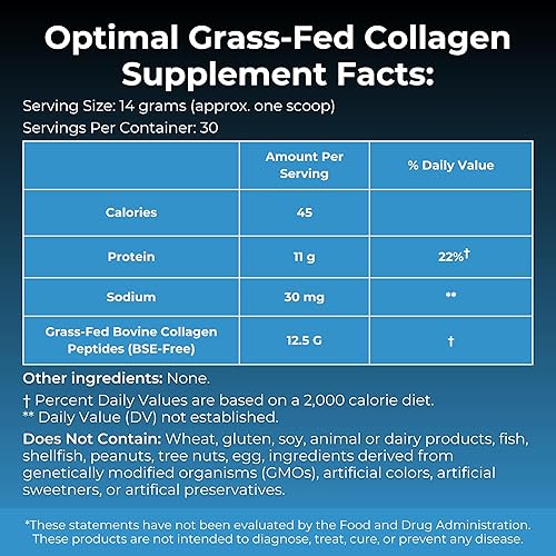 Miniatura 2 de MYOXCIENCE Polvo de colágeno alimentado con pasto óptimo Péptidos de colágeno bovino Apoya la producción de colágeno, la salud de las