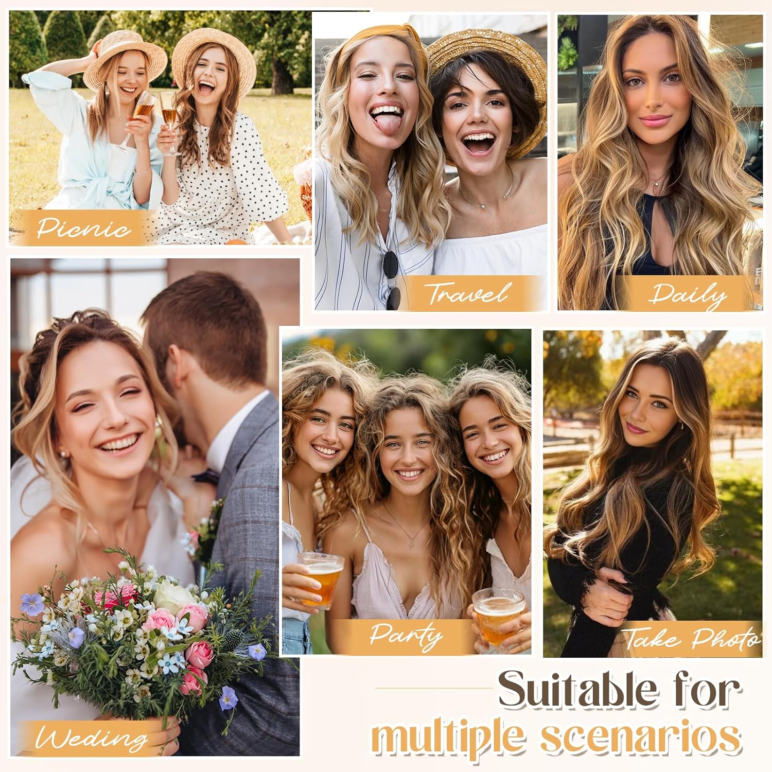 S-noilite 6Pcs Clip in Human Hair Extensions,Remy Single Clip in Hair Extensions 6Pcs 6clips Straight Dark Brown Seamless Hairpieces for Women 16Inch 40g