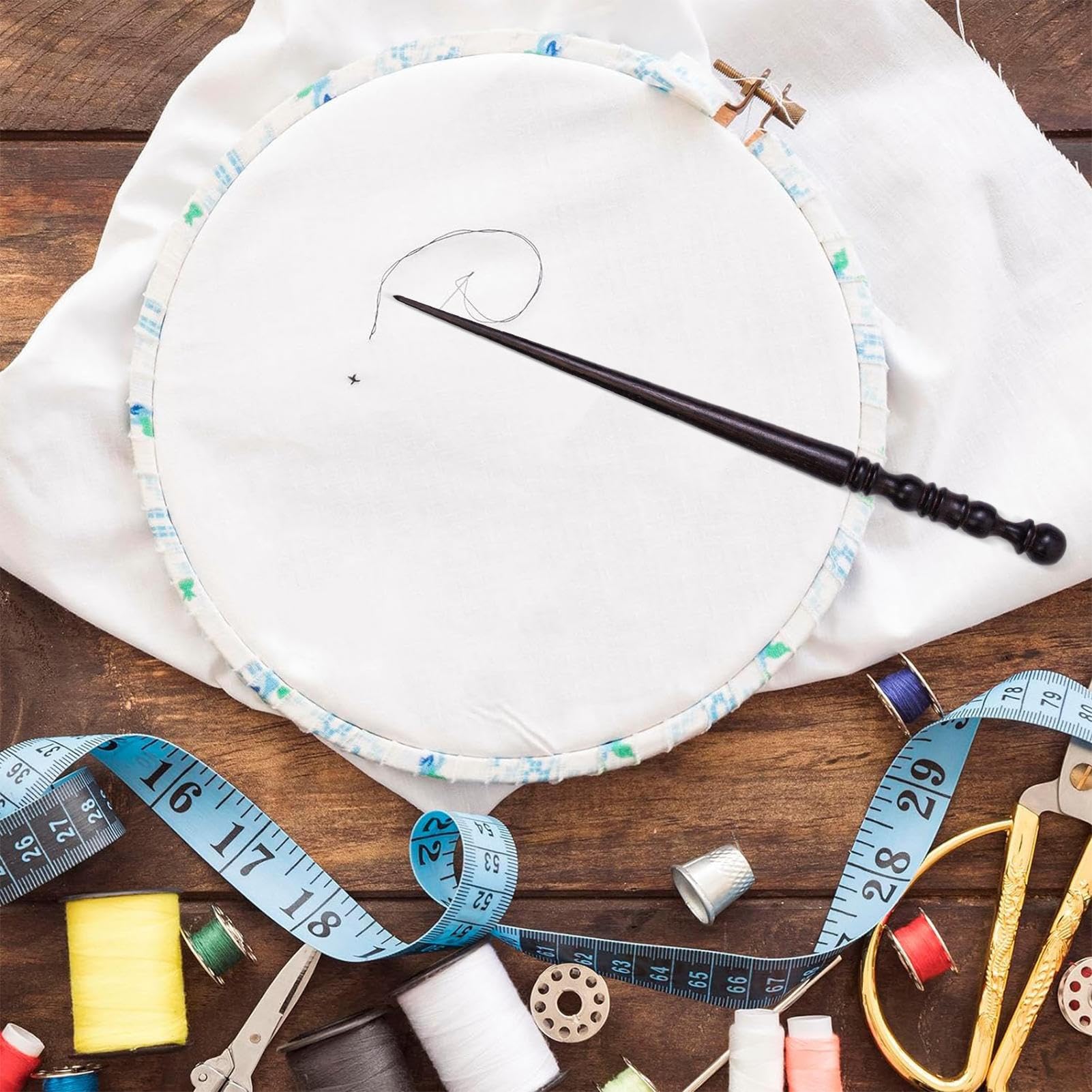 Laying Tool for Needlepoint | Quilting Sewing Stiletto Tool | Precision Embroidery Handheld Thread Guide, Crafting Aid for Studio Home Traveling Beginners Professionals