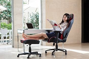 Amazon | AKRacing ゲーミングチェア オットマン フットレスト ブルー