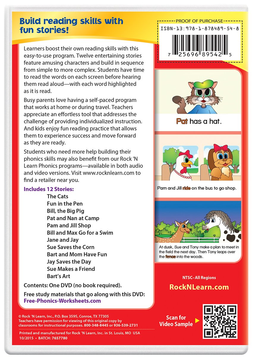 Amazon.com: ROCK N LEARN Reading DVD Collection - Phonics 4