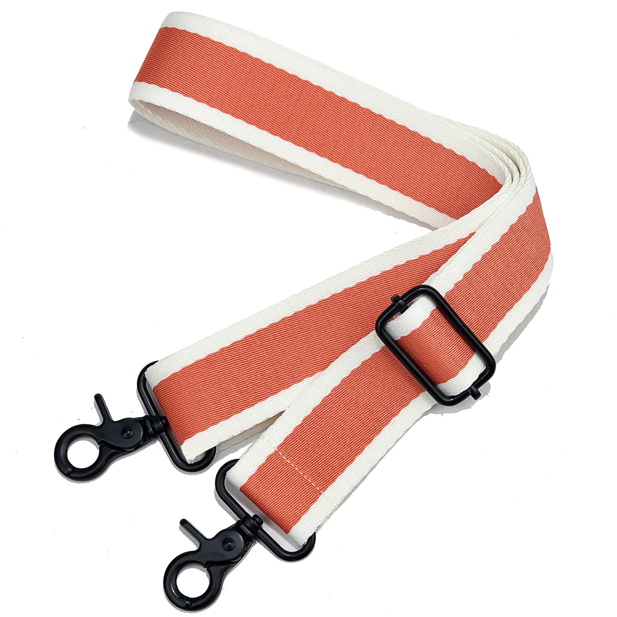 Wide Purse Strap Adjustable Replacement Crossbody Bag Strap Silver Hardware Shoulder Straps