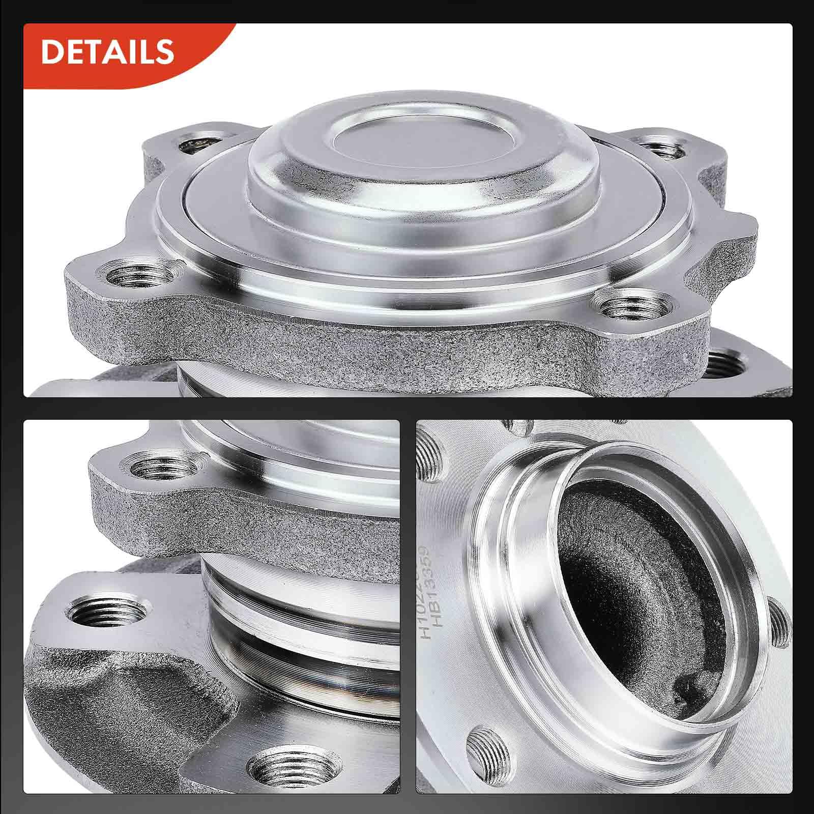 Frankberg 2x Cojinete de rueda Delantero Izquierda Derecha Rueda con brida diámetro 147 con Anillo magnético ABS Compatible con Serie 1 F20 Serie 3 Touring F31 2 Cabriolet F23 31206867256
