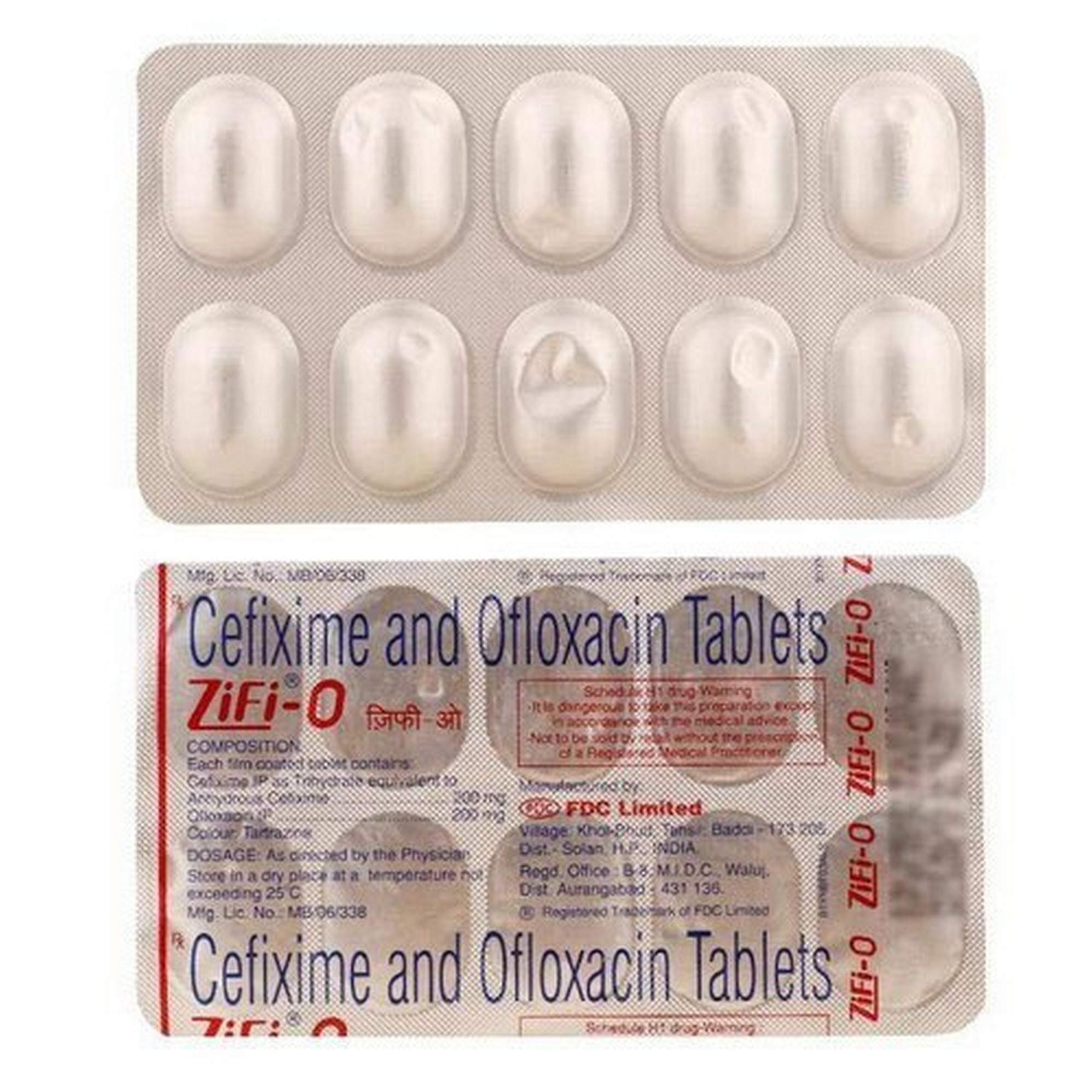 Zifi-O - Strip of 10 Tablets