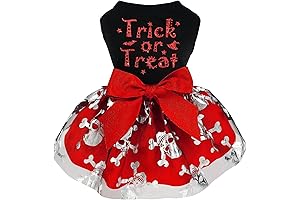 Halloween Girl Dog Tulle Dress: Shimmering Costume for Canine Princesses