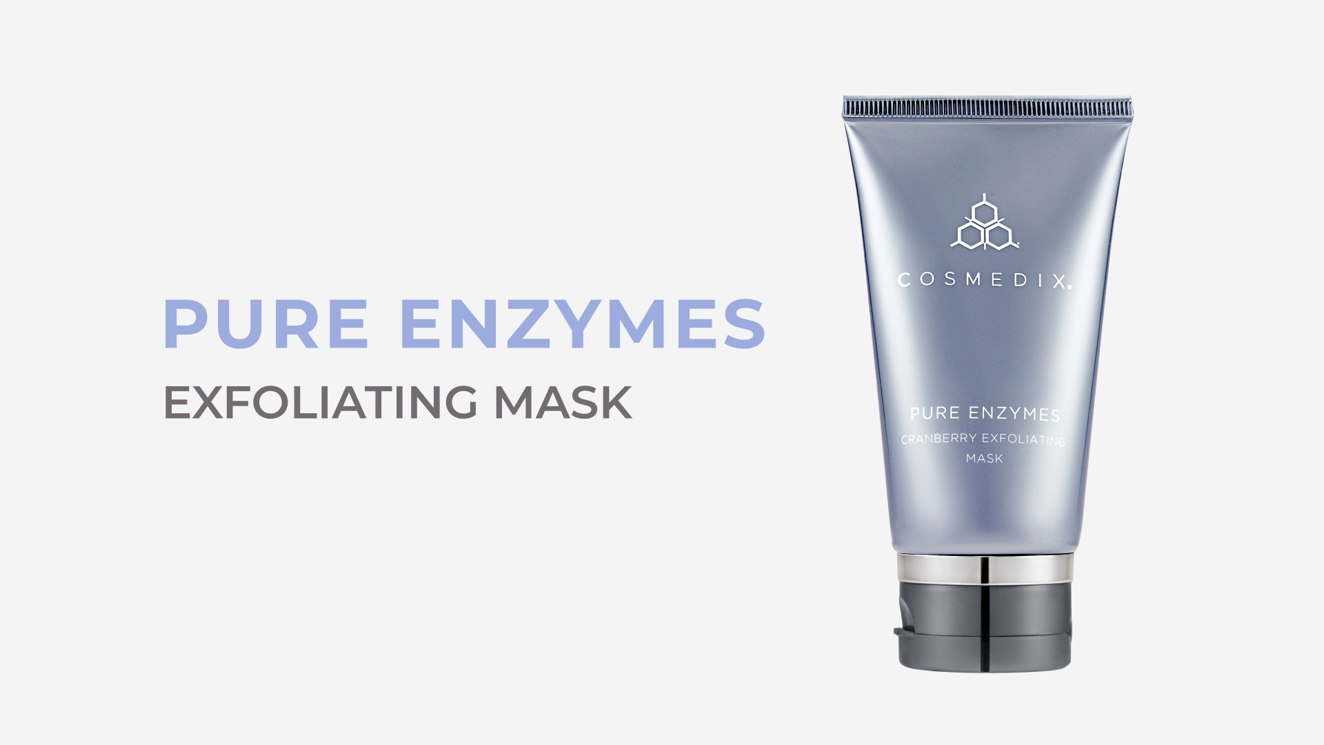 COSMEDIX Pure Enzymes Cranberry Exfoliating Facial Mask Skincare – Nutrient-Rich Hydrating Face Mask for Dry & Dull Skin – Gently Exfoliates & Softens for Plumper, Radiant Glow – 60 g / 2 oz