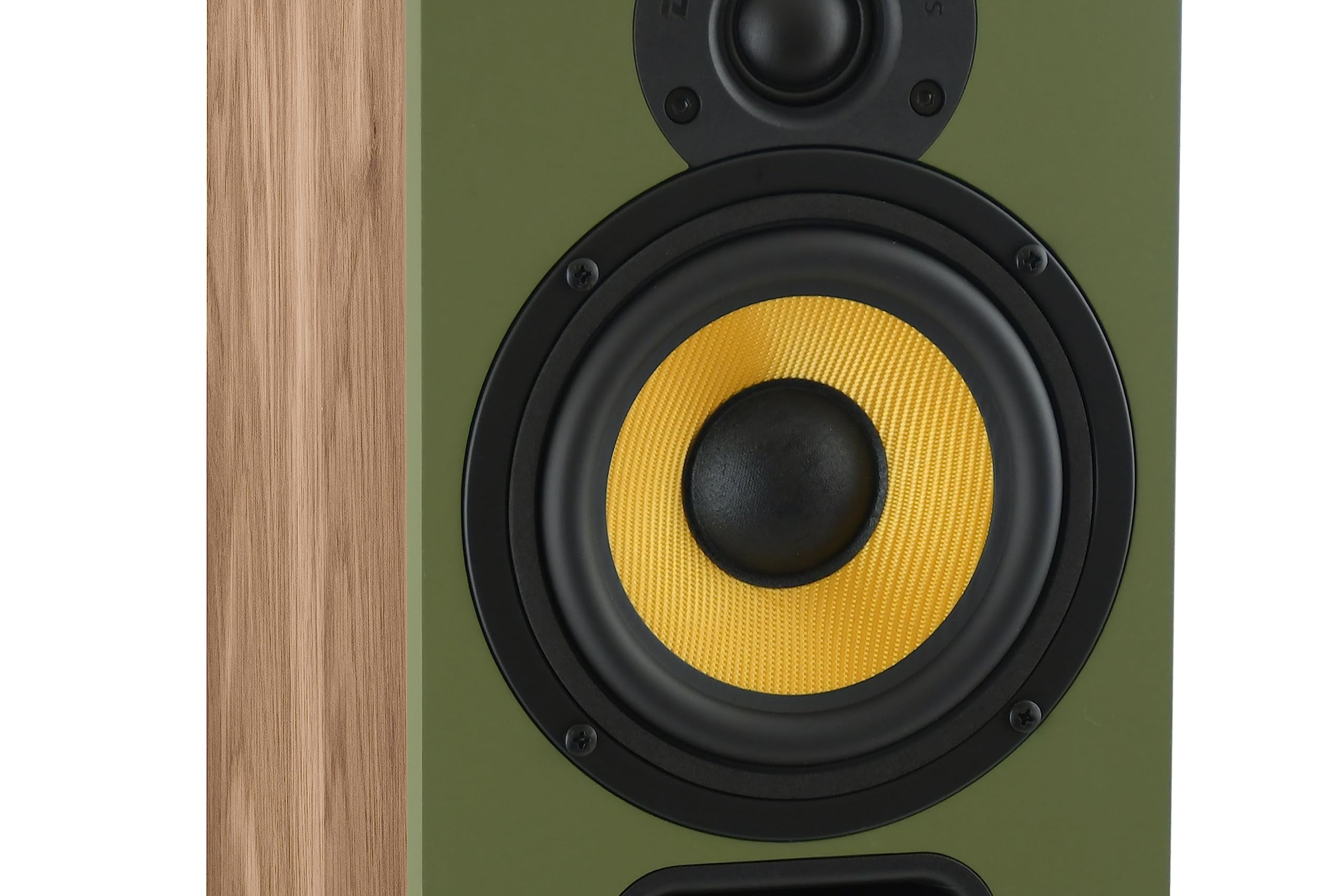 Davis Acoustics Ariane 1 Vert/Chêne Clair - Enceinte Bibliothèque (la Paire)