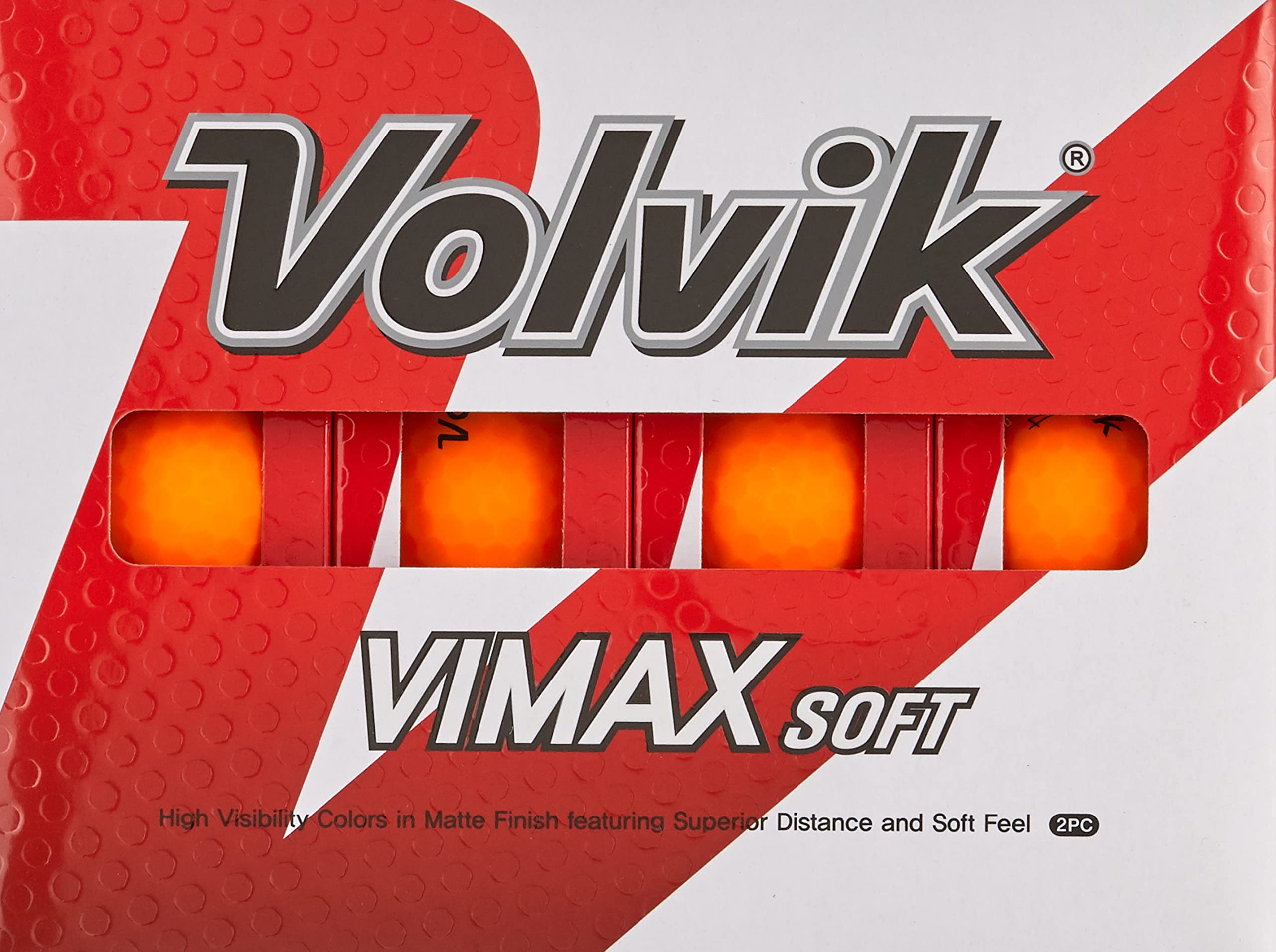 Amazon.com : Volvik unisex adult Multi Golf Ball, Orange, Dozen US
