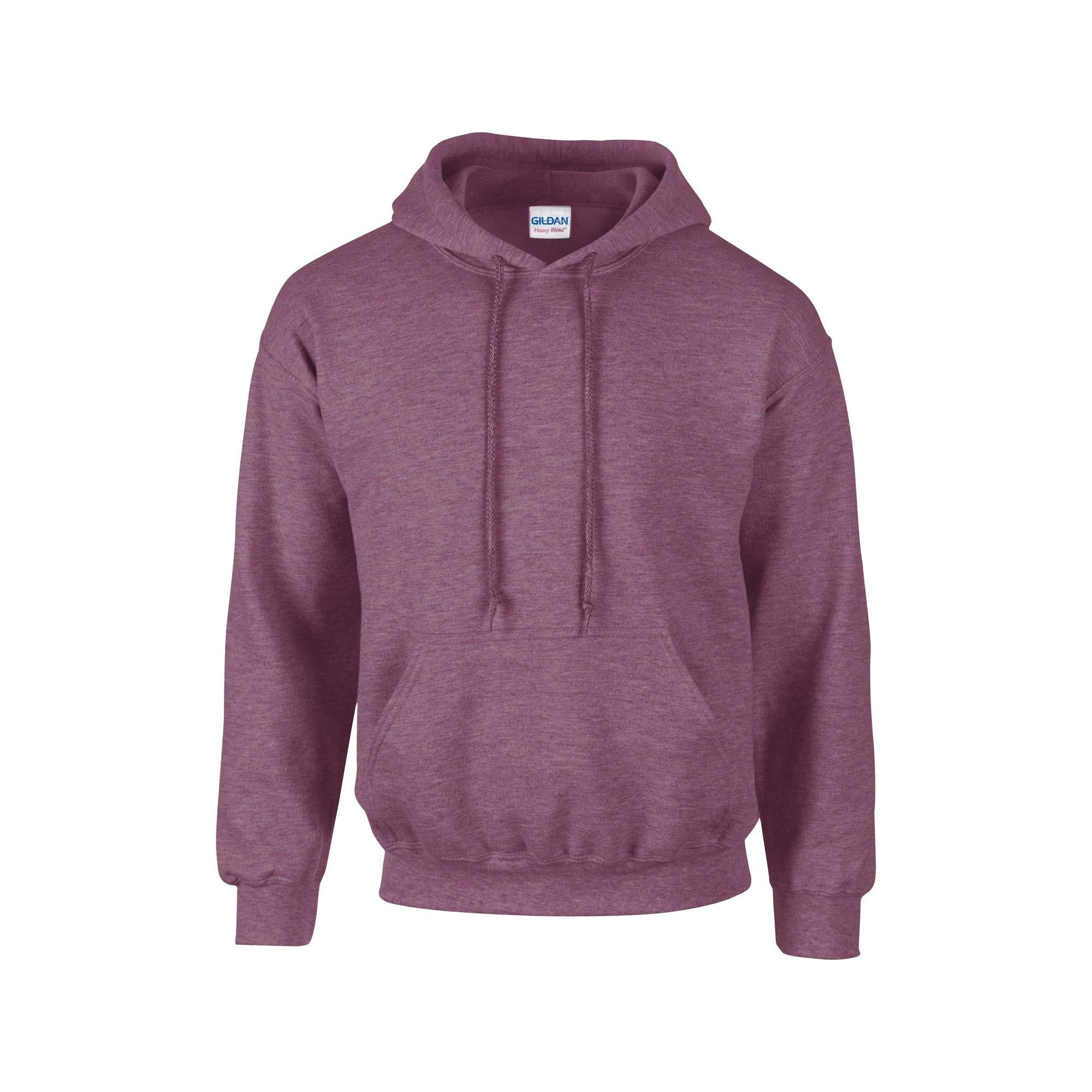 Gildan Men's Heavy Blend Hooded Sweatshirt - Super Soft, Maroon, 3XL - Perfect For Everyday Comfort
