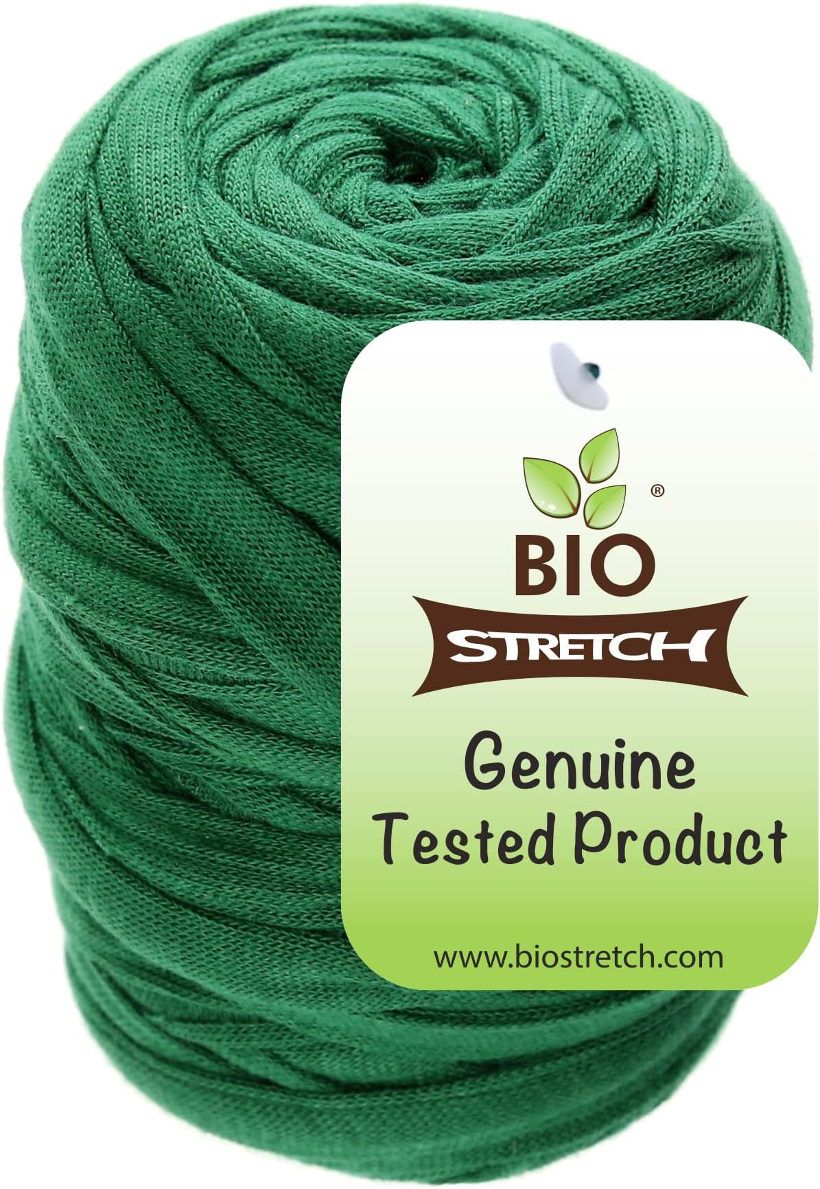 Bio-Stretch Soft Garden Plant Ties for Indoor & Outdoor Plants - Strong & Stretchy Cut-to-Length Plant Tape for Climbing Plants, Tomato Vines & Home Gardening (65 ft / 20M)