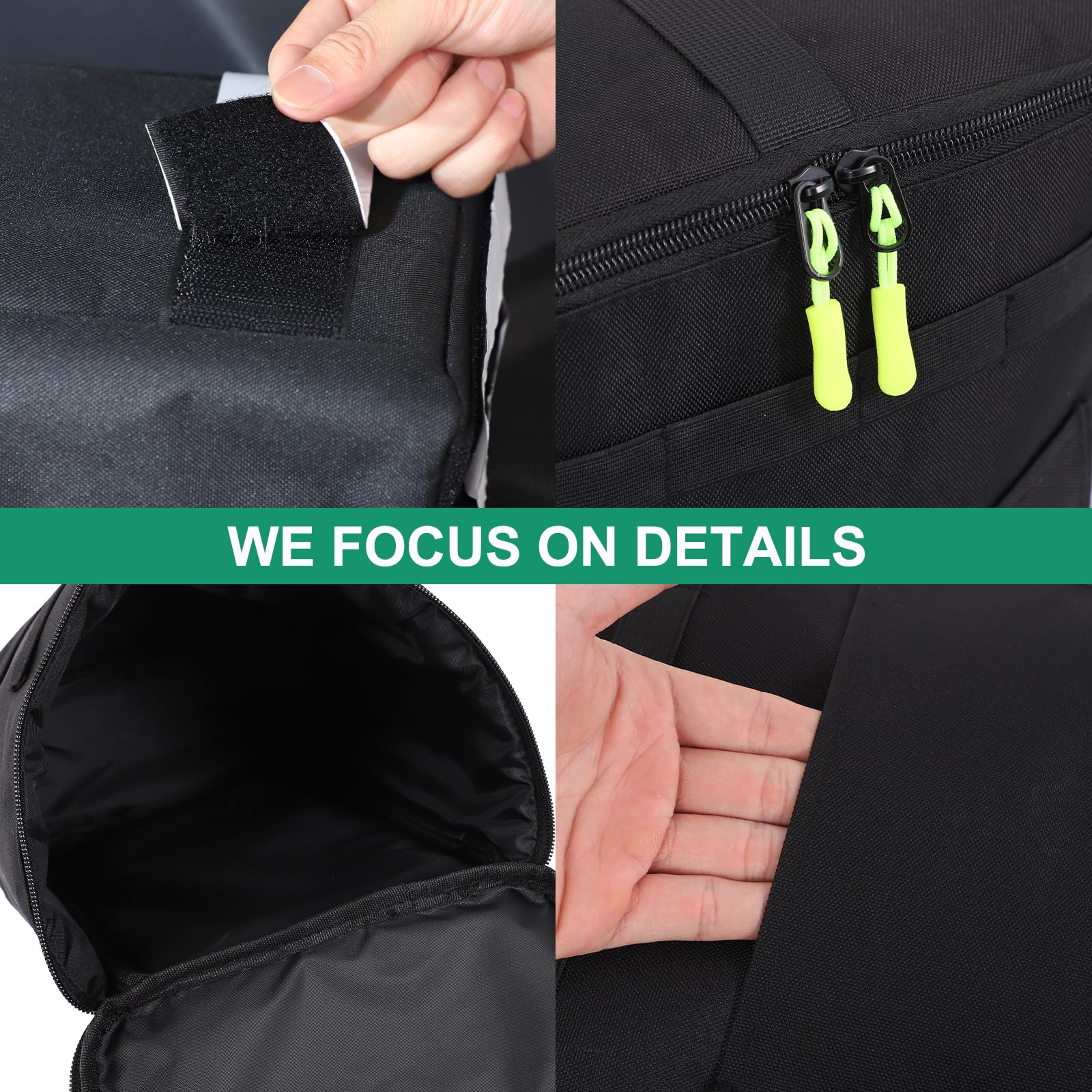 Bolsa organizadora lateral para maletero de coche compatible con Ineos Grenadier 2020-2025, bolsa de almacenamiento de carga trasera de tela Oxford negra para maletero, estuche de