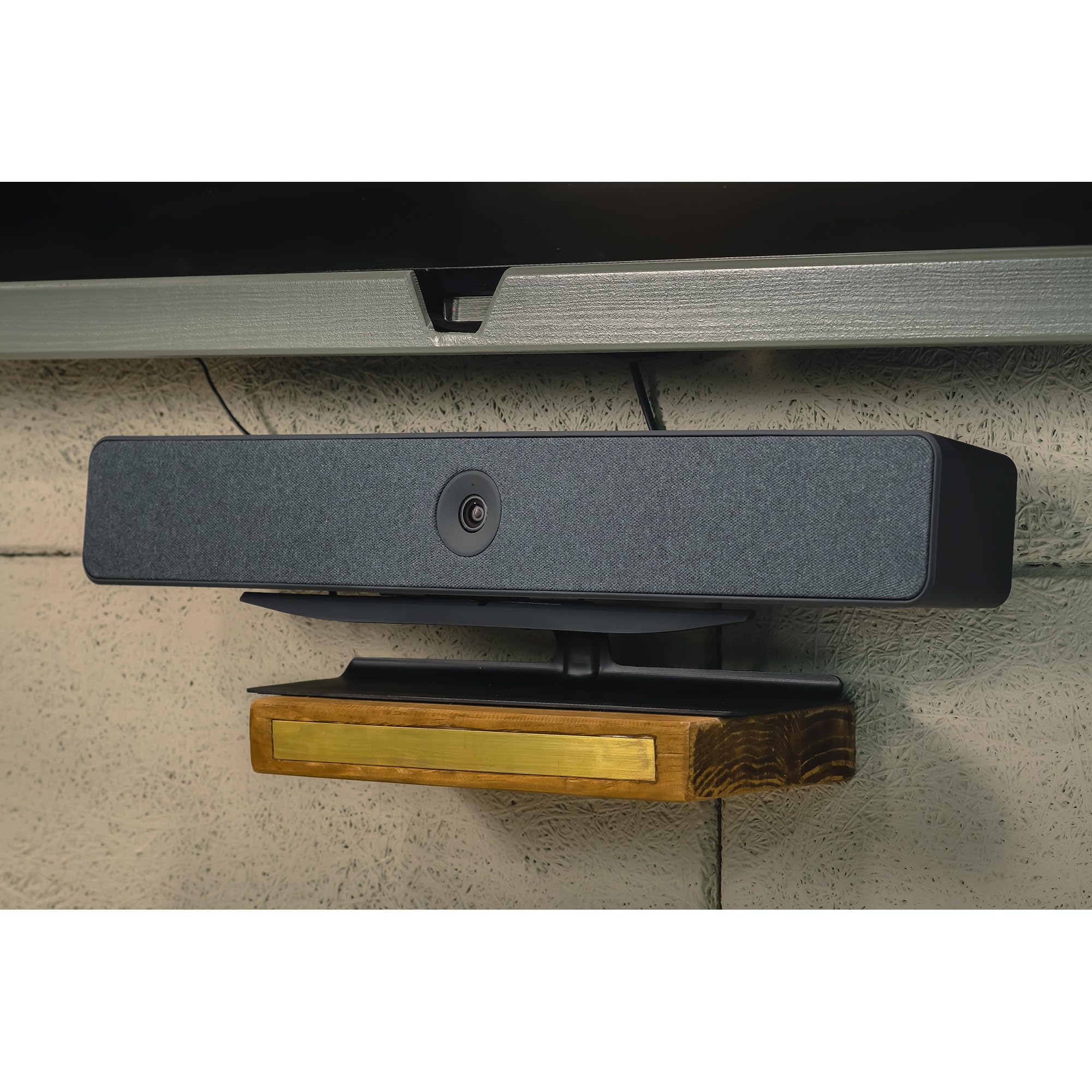 Cleyver Meeting Track Bar - Barra Videoconferenza 4K Con IA, Sensore 8MP, 5 Microfoni, Tracciamento Vocale, Campo 118°, Plug&Play USB