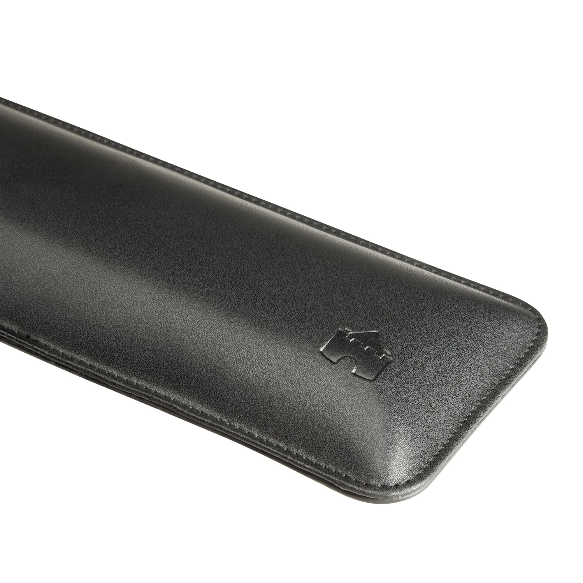Bailey Tenkeyless von Castle – TKL kurze Handgelenkauflage für Tastaturen mit rund 87 Tasten – Leder, ergonomische ComputerHandgelenkstütze – Schreibmaschinen, Gaming und schwere Büronutzung