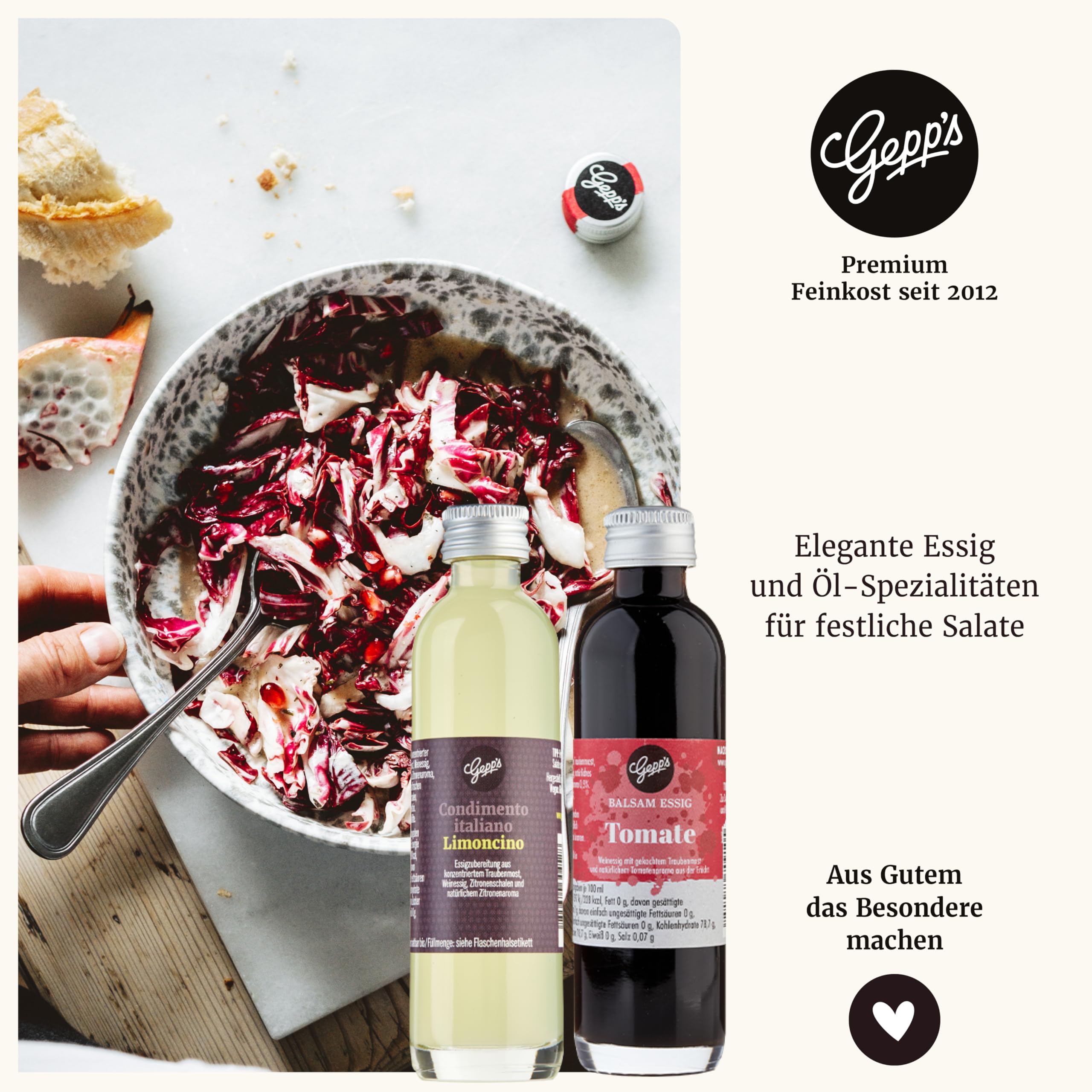 Gepp's Premium Adventskalender für Feinschmecker I 24 ausgefallene Gewürze, Dips & französische Konfitüren sowie Öl & Essig Spezialitäten I Kulinarischer Weihnachtskalender für Männer & Frauen