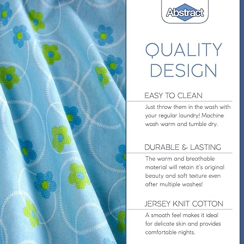 Vista 29 de Abstract Sábanas de algodón para cuna pequeñas – Pack n Play Sábanas bajeras – Sábanas ultrasuaves para cuna para niños y niñas – Universales