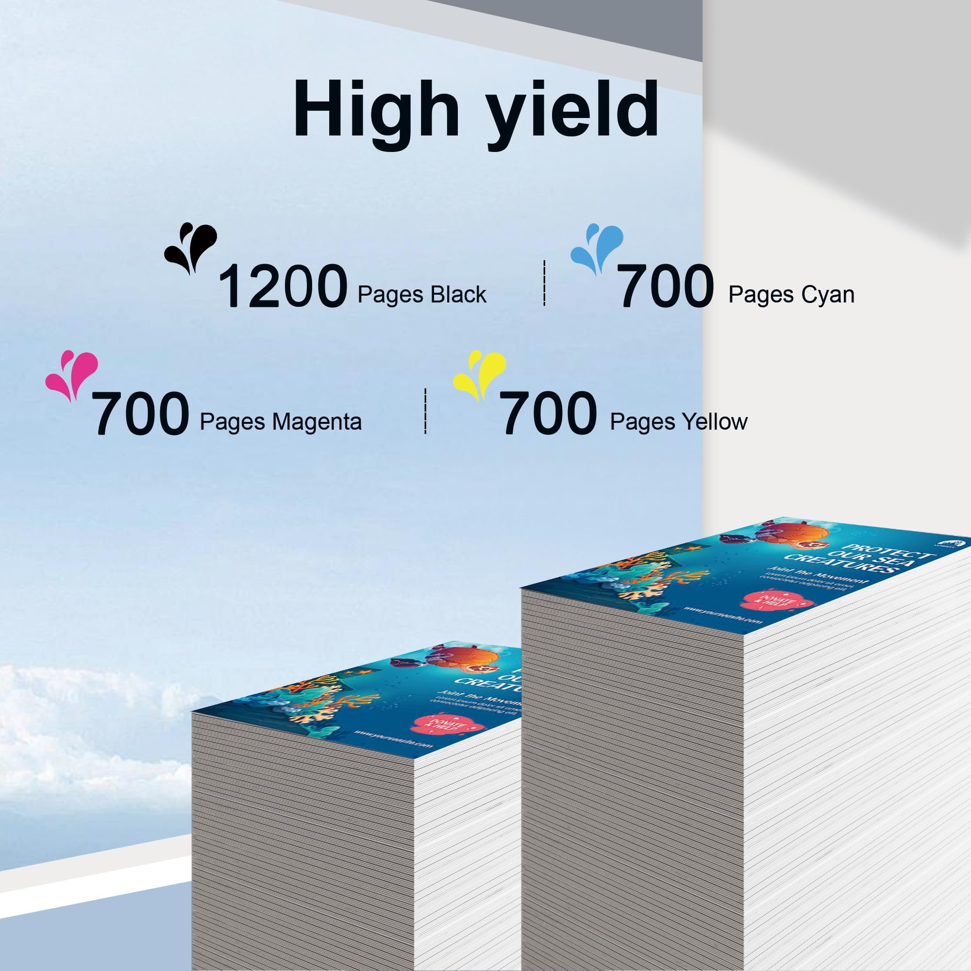 Uiprint 26XL Cartucce d'inchiostro compatibili con Epson 26 XL per Expression Premium XP-510 XP-520 XP-600 XP-605 XP-610 XP-615 XP-620 XP-625 XP-700 XP-710 XP-800 XP-810 XP-820