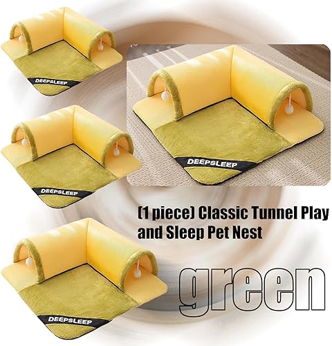 Miniatura 7 de Casa de felpa gruesa cómoda para mascotas, portátil, para perros, gatos, cueva, escondite para uso en interiores