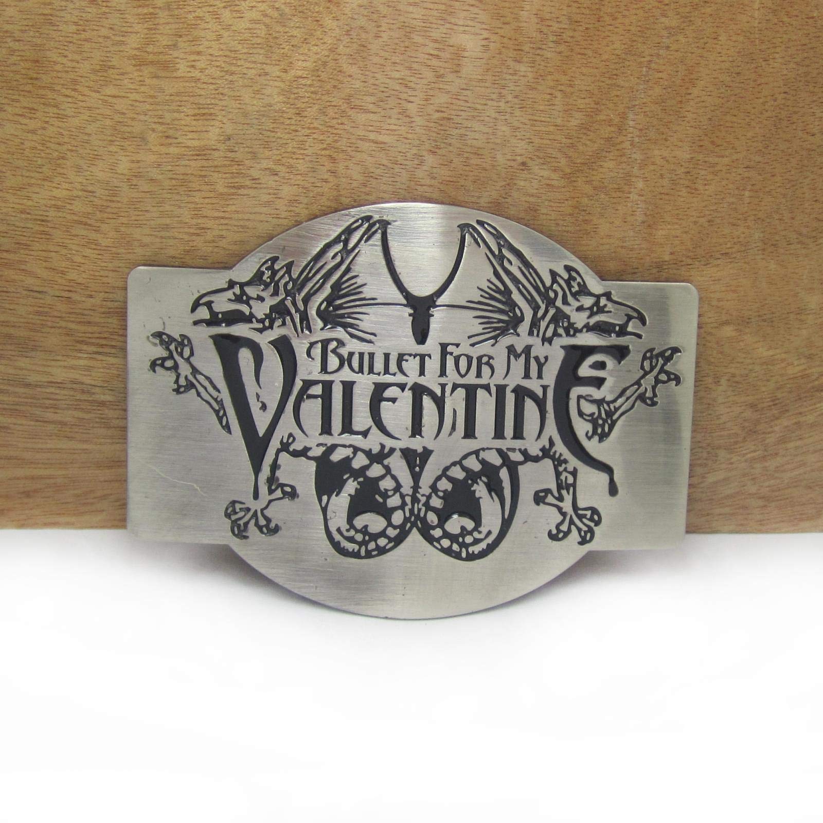 LPOK feature bullet for my valetine music belt buckle jeans gift belt buckle 03095 silver finish 4cm width loop -default,a