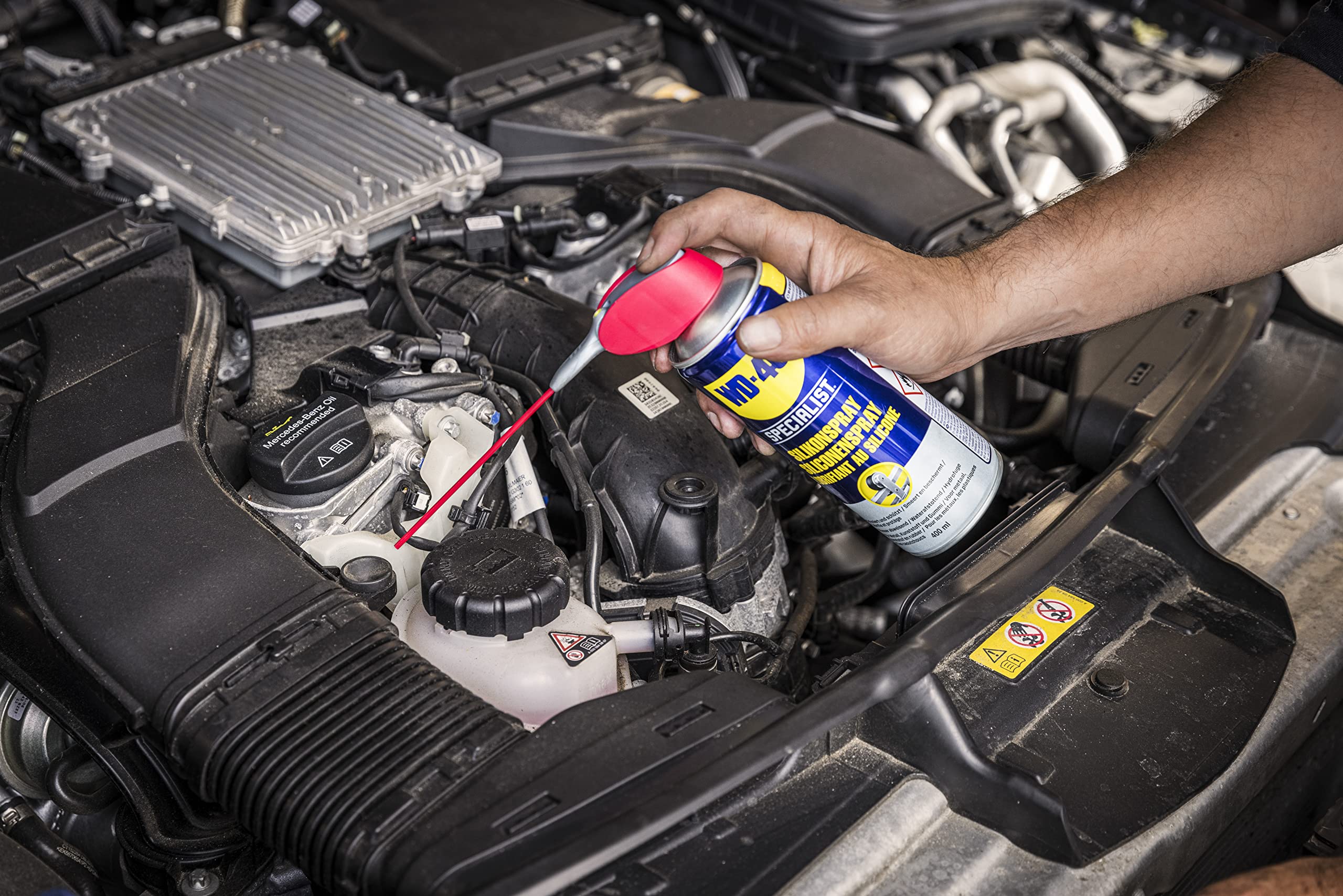 WD-40 Specialist - Lubricante de Silicona 400ml - Pack de 2 unidades