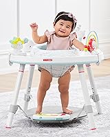 Vista 2 de Skip Hop Centro de actividades para bebés: Centro de juegos interactivo con funcionalidad de crecer con 3 etapas, 4M +, Nube de plateado.