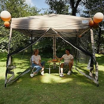 Amazon.com : Quictent 9'x9' Pop up Screened Canopy Tent with
