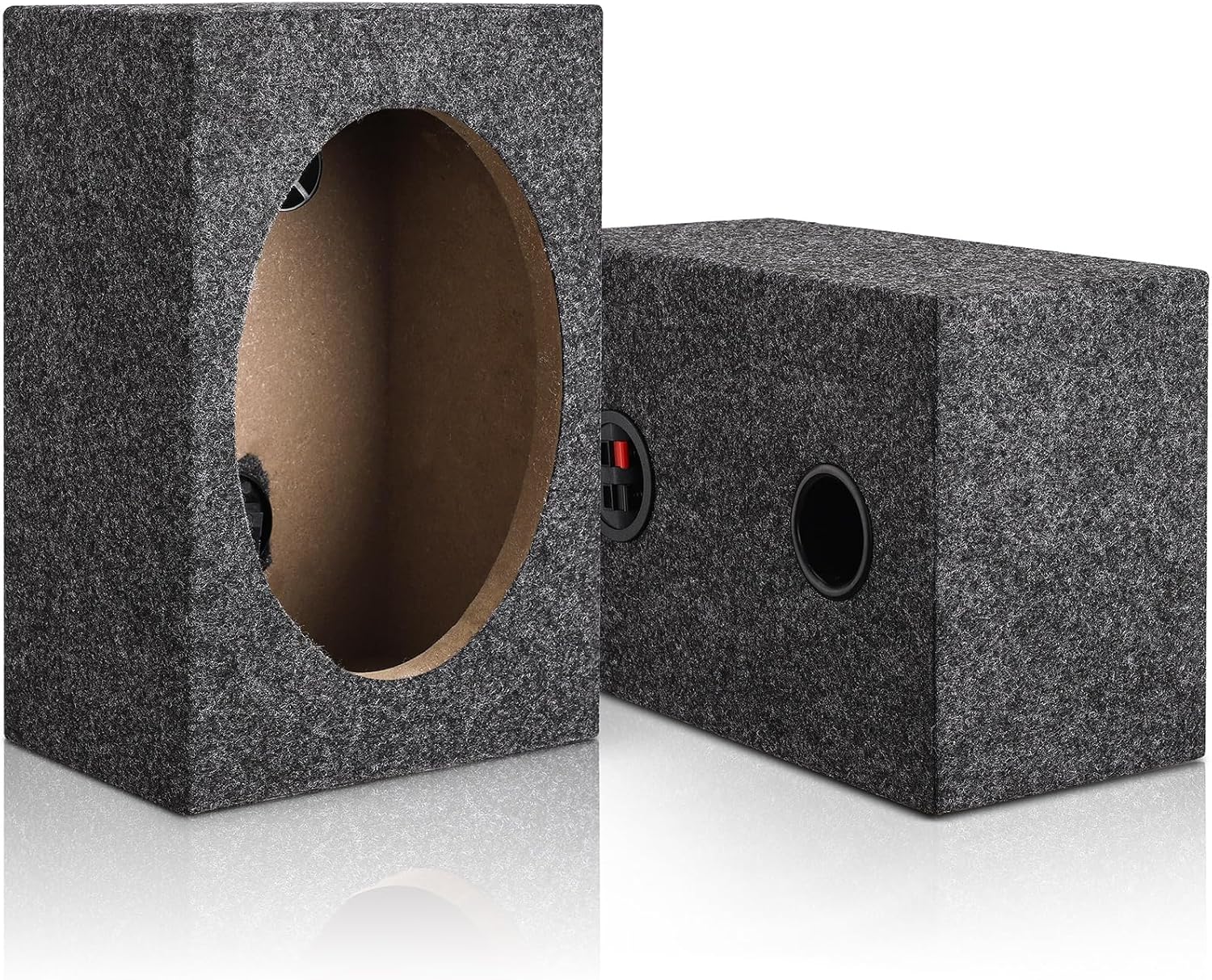 6 x 9 Inch Car Audio Speaker Box Enclosure, Universal Fit Ported Subwoofer Enclosure, Subwoofer Regular Standard Cab Truck Sub Box Enclosure, Subwoofer Enclosure Box Improves Audio Quality