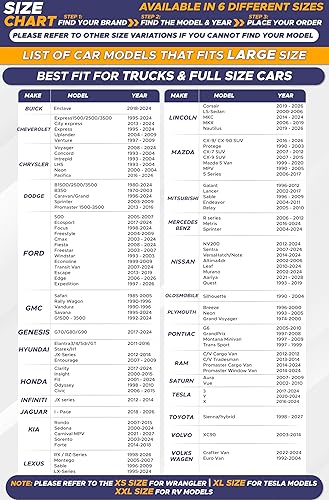 Miniatura 3 de EcoNour Parasol de 2 piezas para parabrisas de camión, protector solar para camión, ofrece protección solar, te mantiene fresco, accesorios