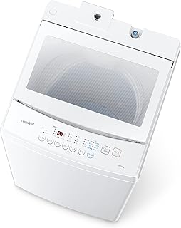 COMFEE’洗濯機 10kg ファミリー 3-4人用 全自動洗濯機 ステンレス槽 風乾燥 予約機能 スピードコース ガラスドア 大容量 家電 節水 静音設計 まとめ洗い 大物洗い 槽洗浄 透明ドア コンパクト ホワイト CA-1001(W)