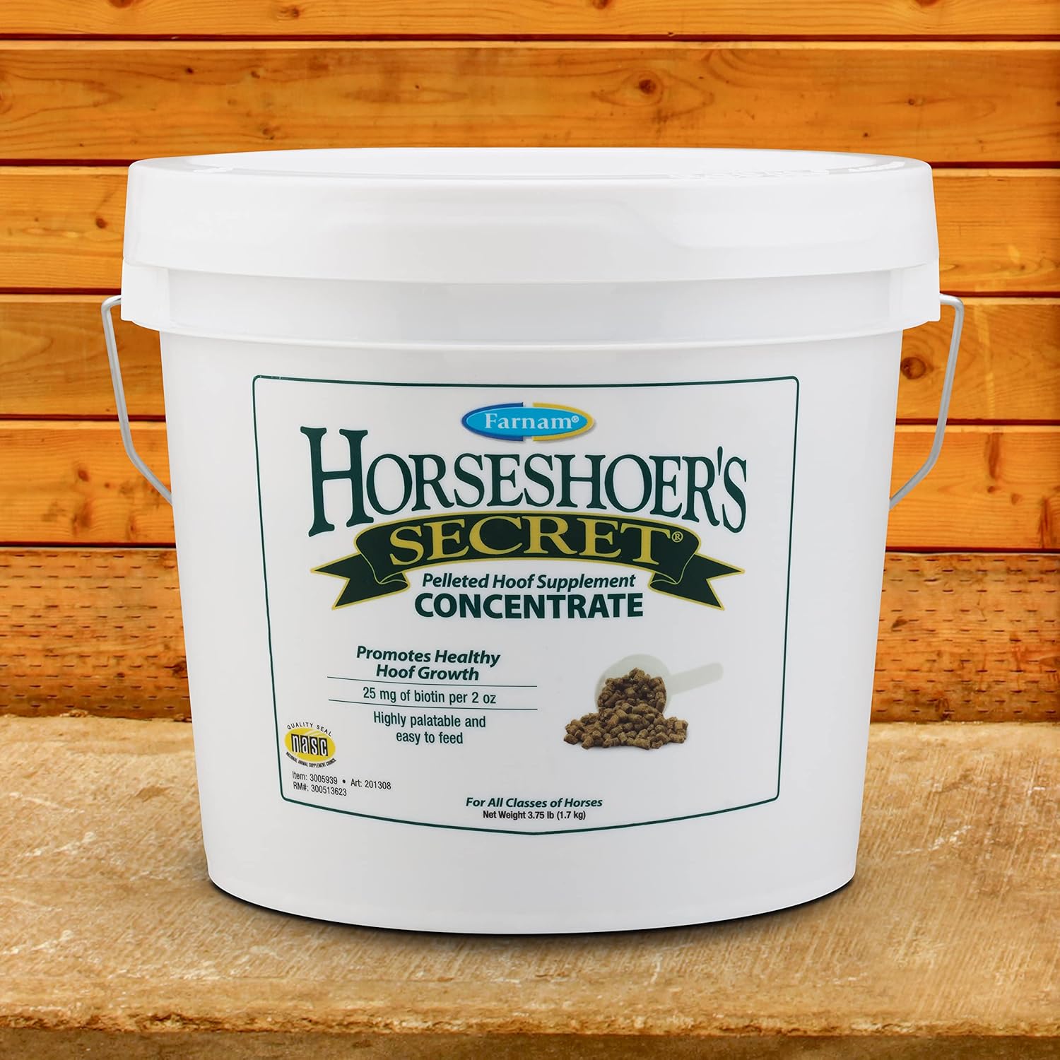 Farnam Horseshoer's Secret Pelleted Hoof Supplement Concentrate, 3.75-Pound : Horse Nutritional Supplements And Remedies : Sports & Outdoors