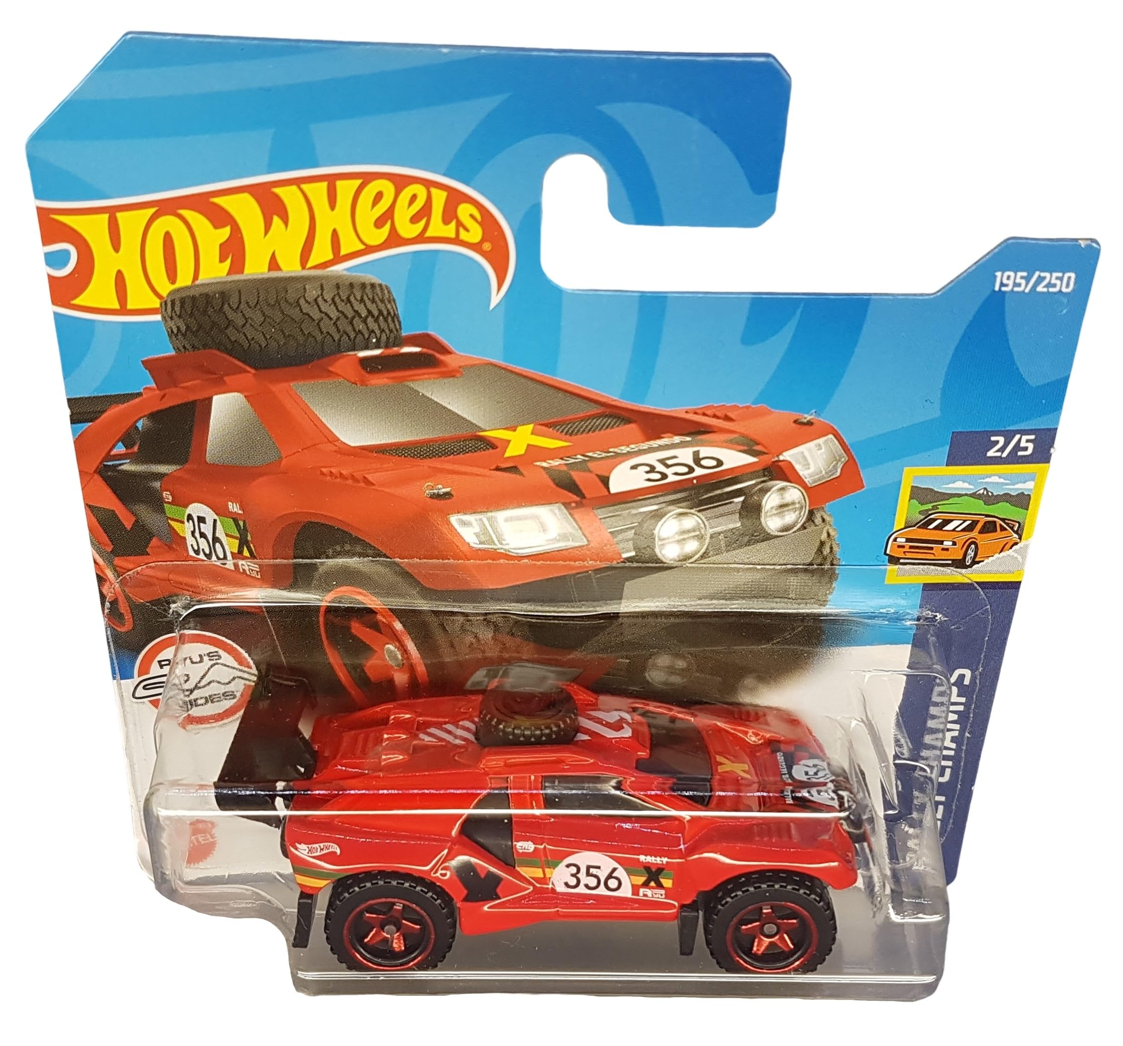 Hot Wheels - Sand Burner - Rally Champs 2/5 - HCX64 - Short Card