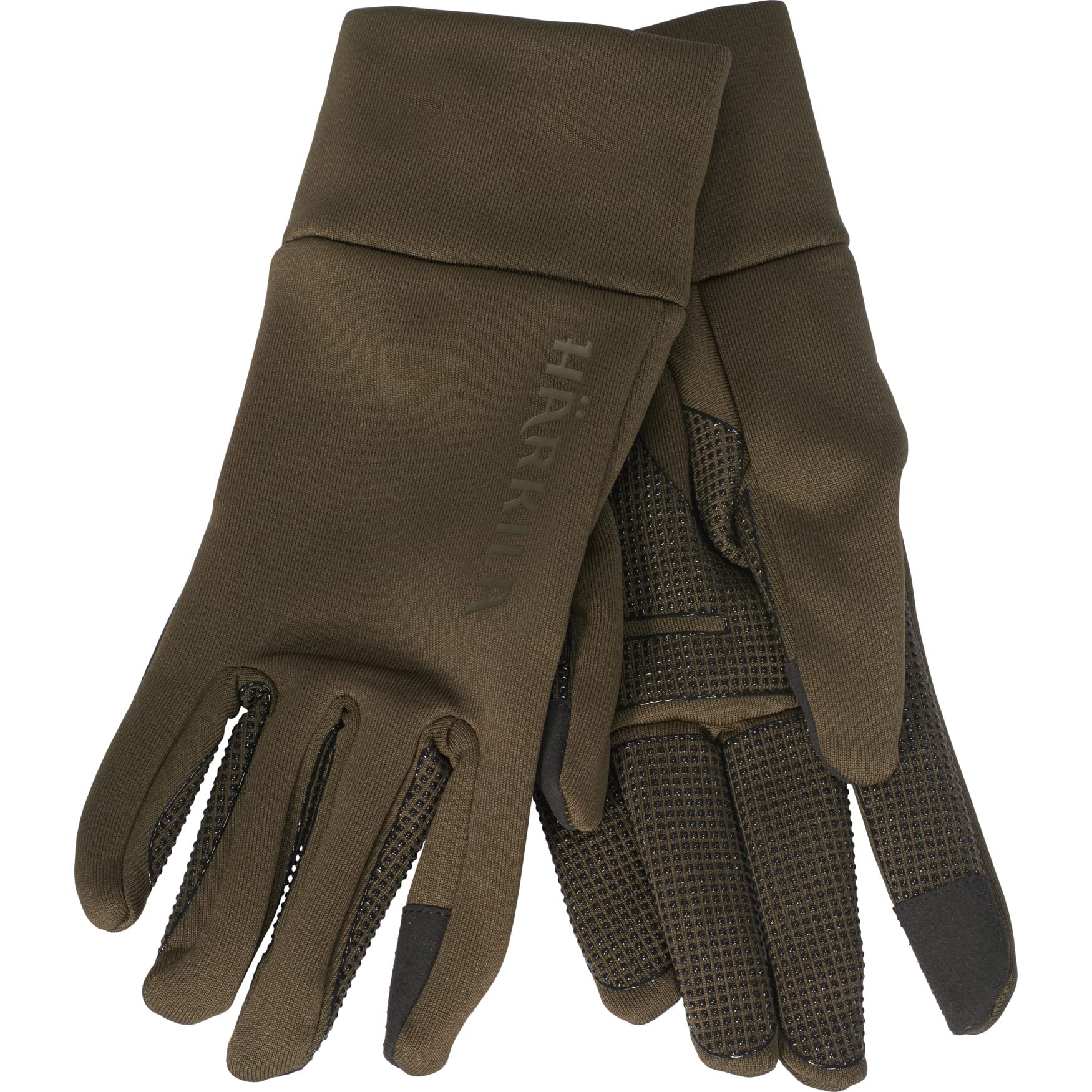Härkila | Guantes Power Stretch | Tejido Polartec® Power Stretch® de Secado Rápido | Ropa y Equipamiento de Caza Profesional | Calidad Escandinava Duradera |