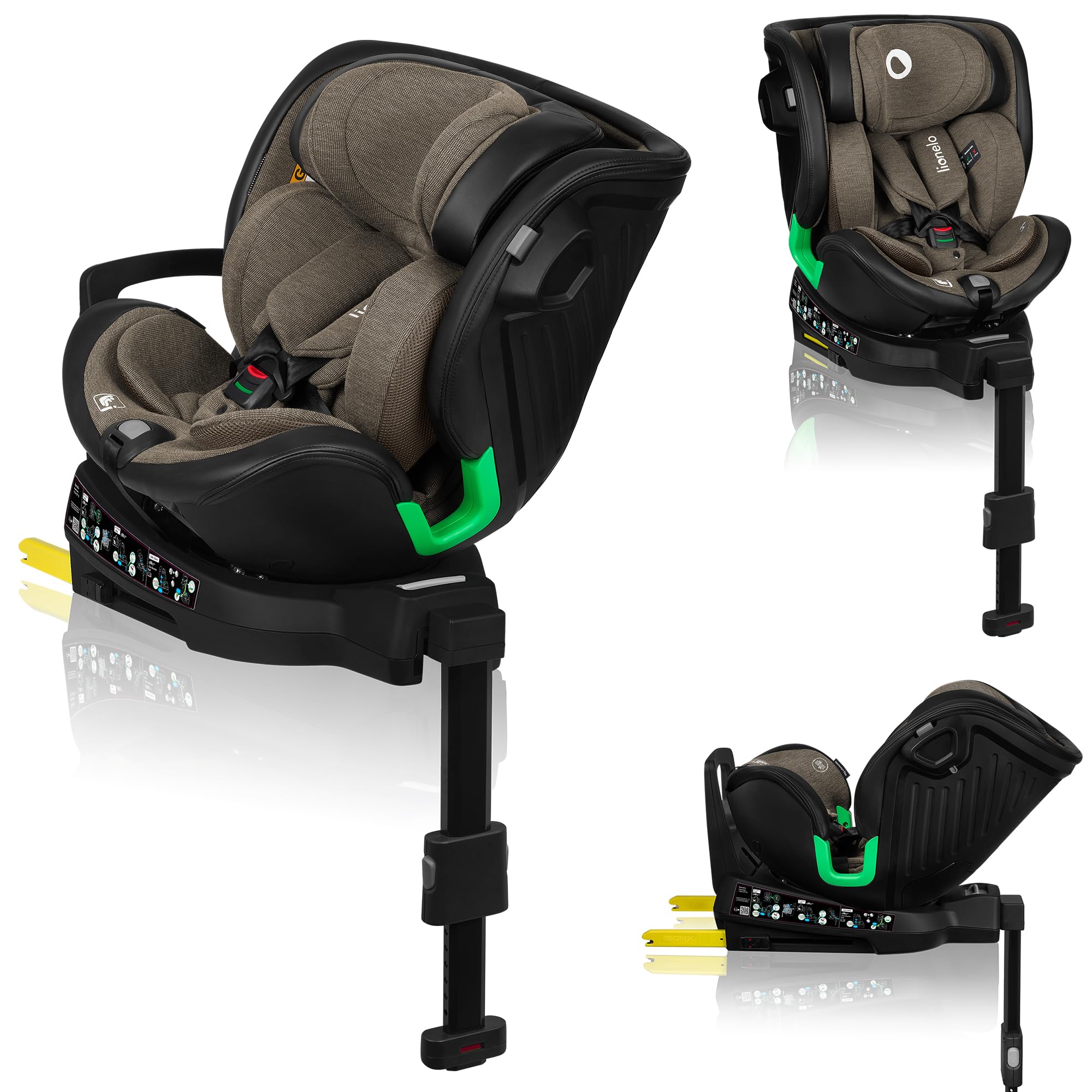 LIONELO Harmony i-Size Car Seat 40-150 cm with 360° Swivel — image 1