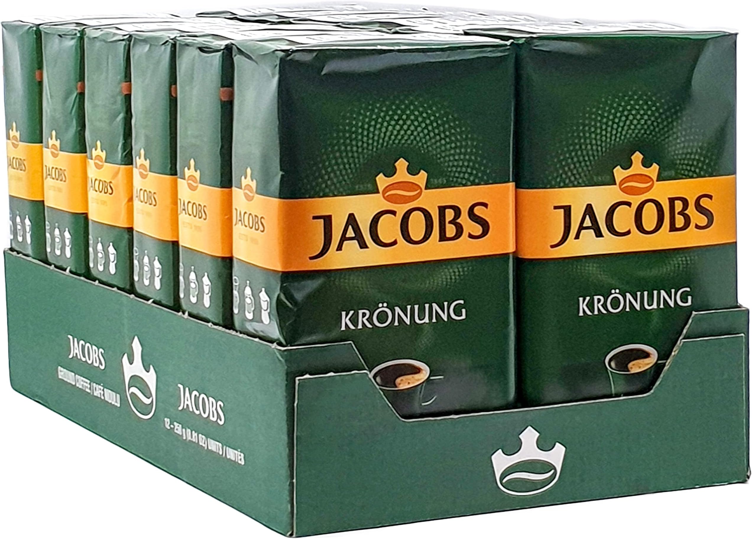 Jacobs Kronung Ground Coffee, Pack of 2 17.6ounces by Jacob's Amazon