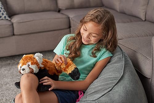Miniatura 4 de Wild Republic Peluche de panda rojo, animal de peluche, regalos para niños, abrazos, 8 pulgadas, modelo: 10876