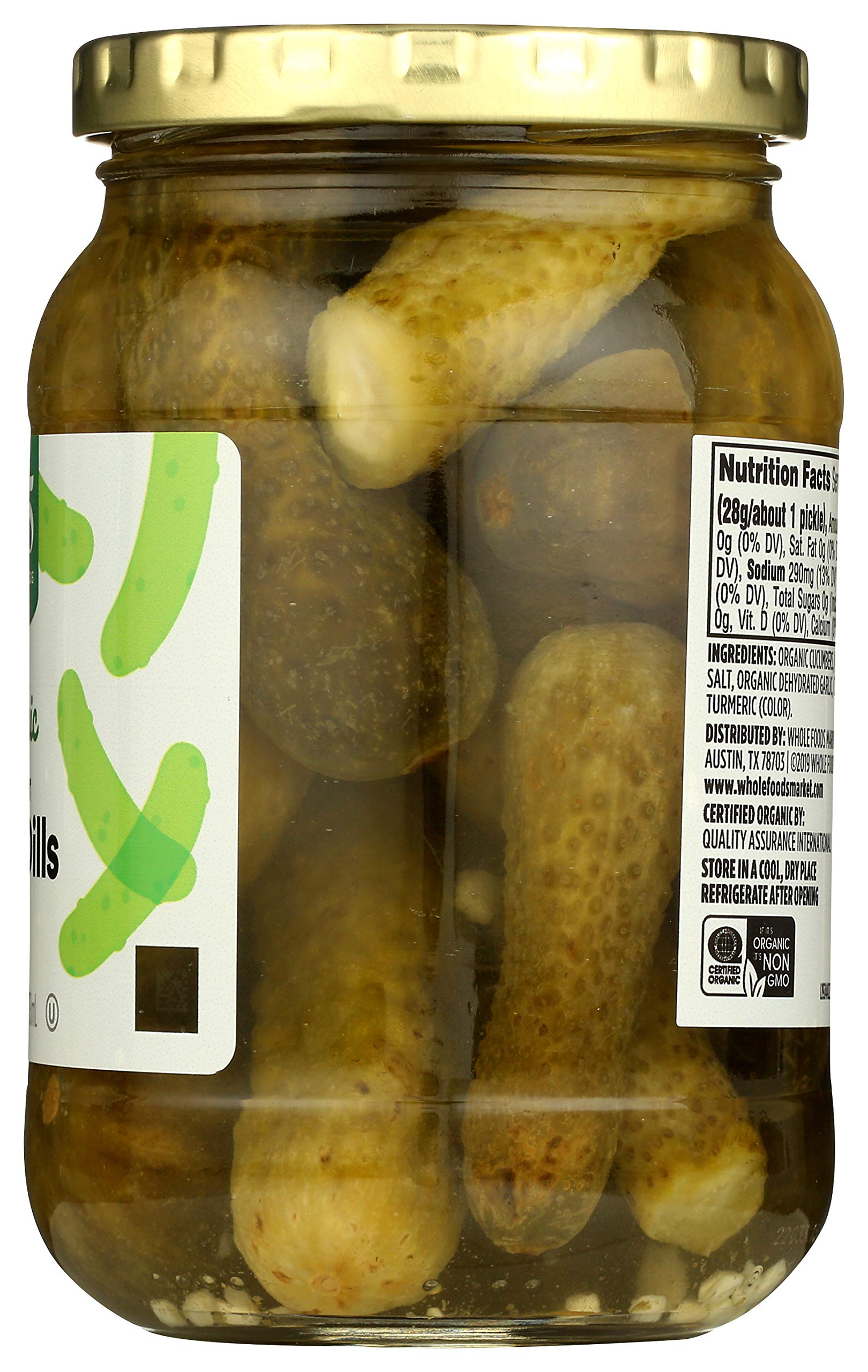 Buy 365 by Whole Foods Market, Pickles Kosher Baby Dills Organic, 16 Fl