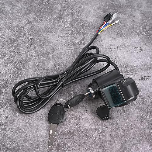 Miniatura 4 de LIANGLIDE Disyuntor del voltaje de la batería de Digitaces de la pantalla LCD del acelerador del pulgar para el vehículo eléctrico