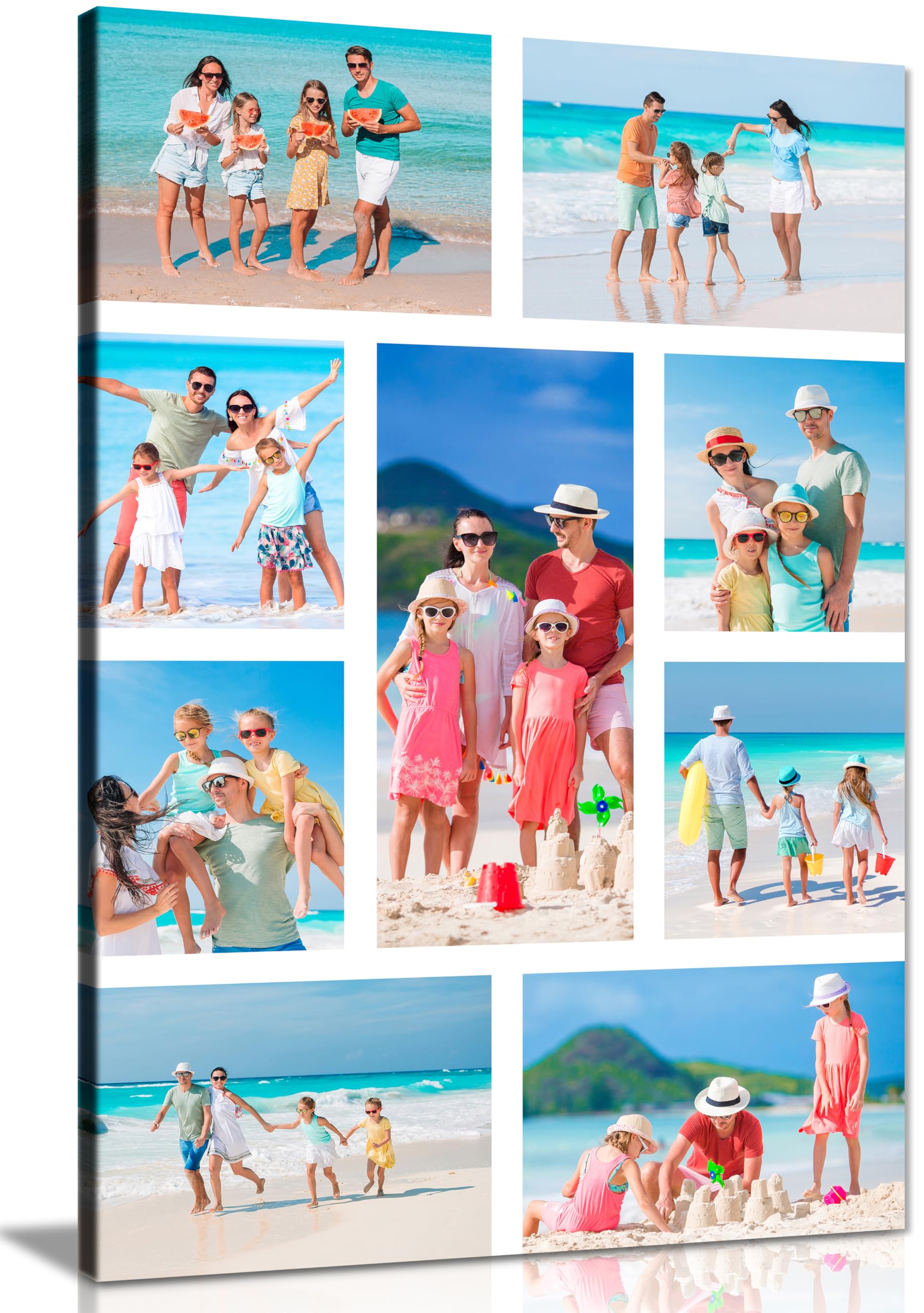 1 Photo Portrait Personalised Canvas Print – Custom Photo Wall Art – Multiple Sizes via “Customise Now” – Custom Printed Gift for Home & Occasions — view 12